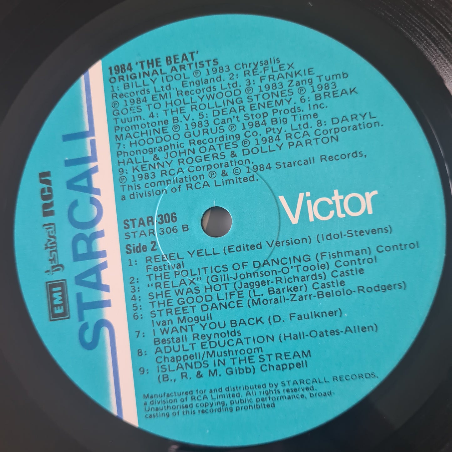 Various Artists – 1984 The Beat - 1984 (Australian Only Pressing) - Vinyl Record LP (near mint)