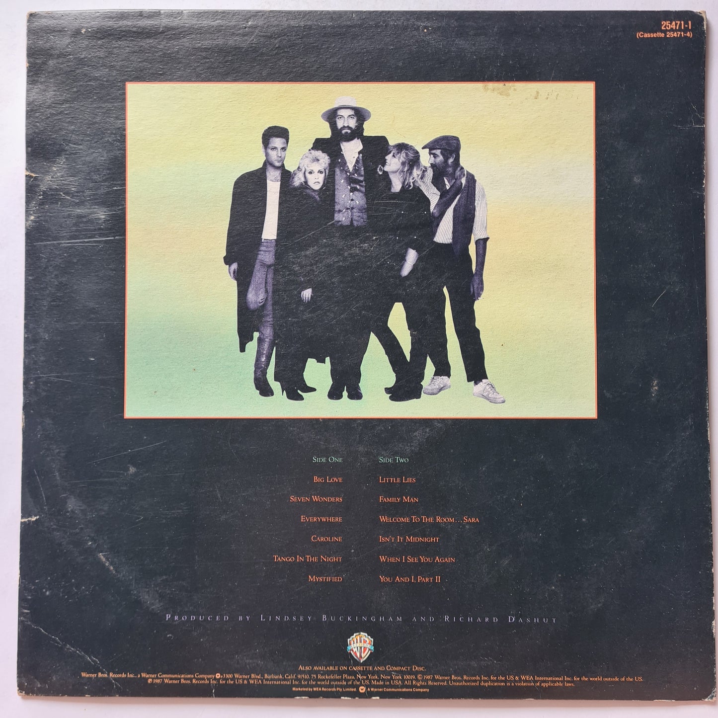 Fleetwood Mac – Tango In The Night- 1987 - Vinyl Record LP *read description*
