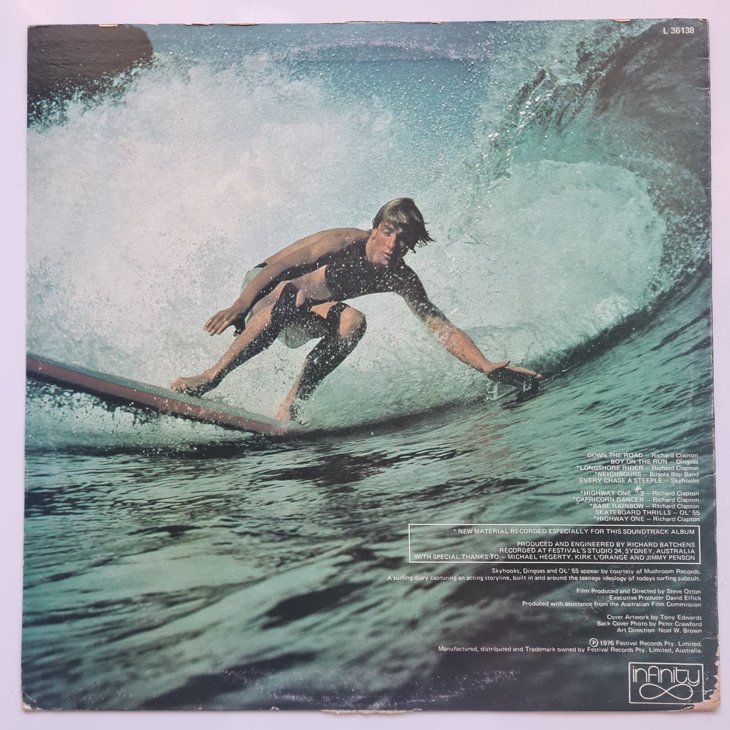 Richard Clapton, Dingoes, Ol' 55, Skyhooks, Bilgola Bop Band – Highway One (Original Soundtrack) - 1976 - Vinyl Record LP