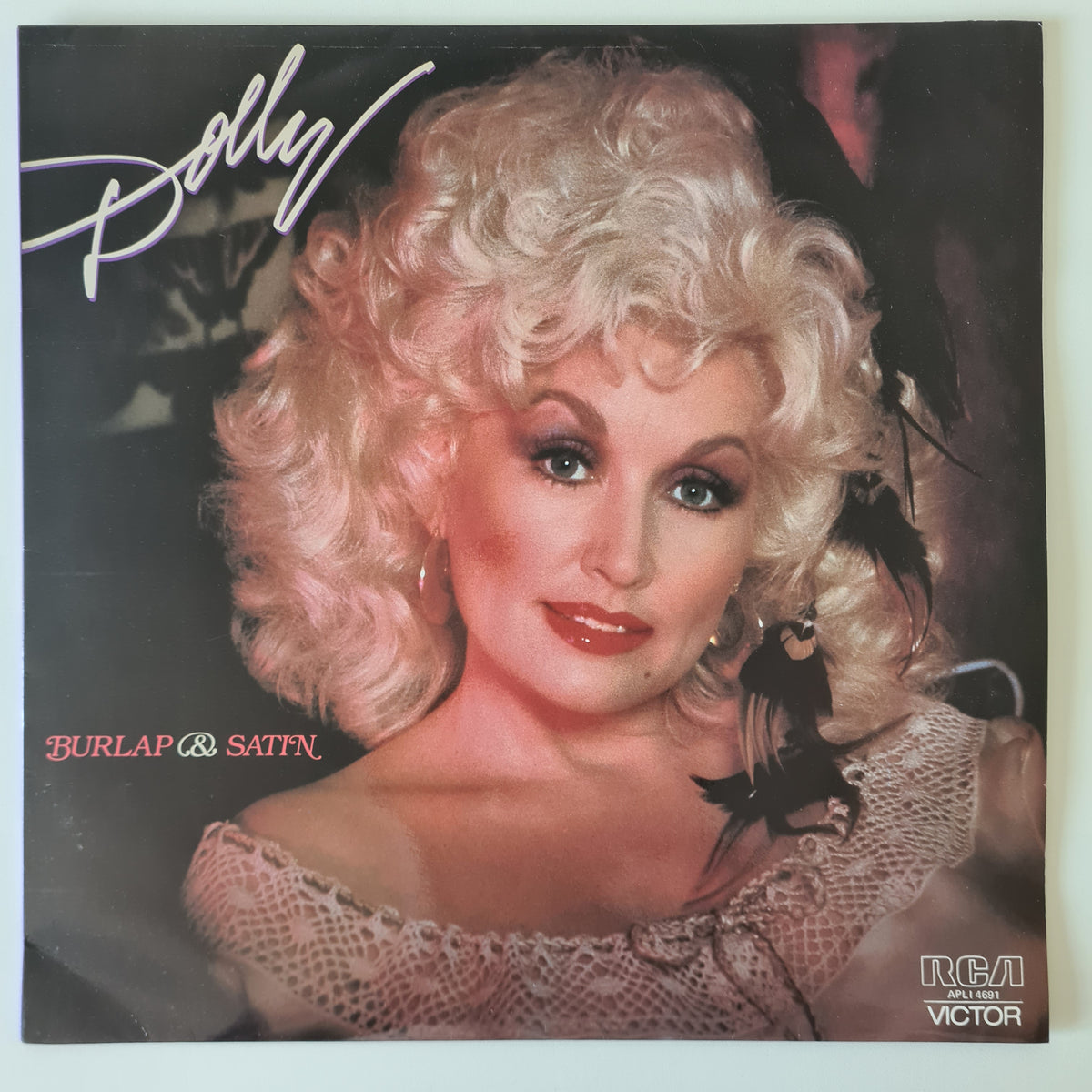 Dolly Parton - Burlap & Satin - 1983 - Vinyl Record LP
