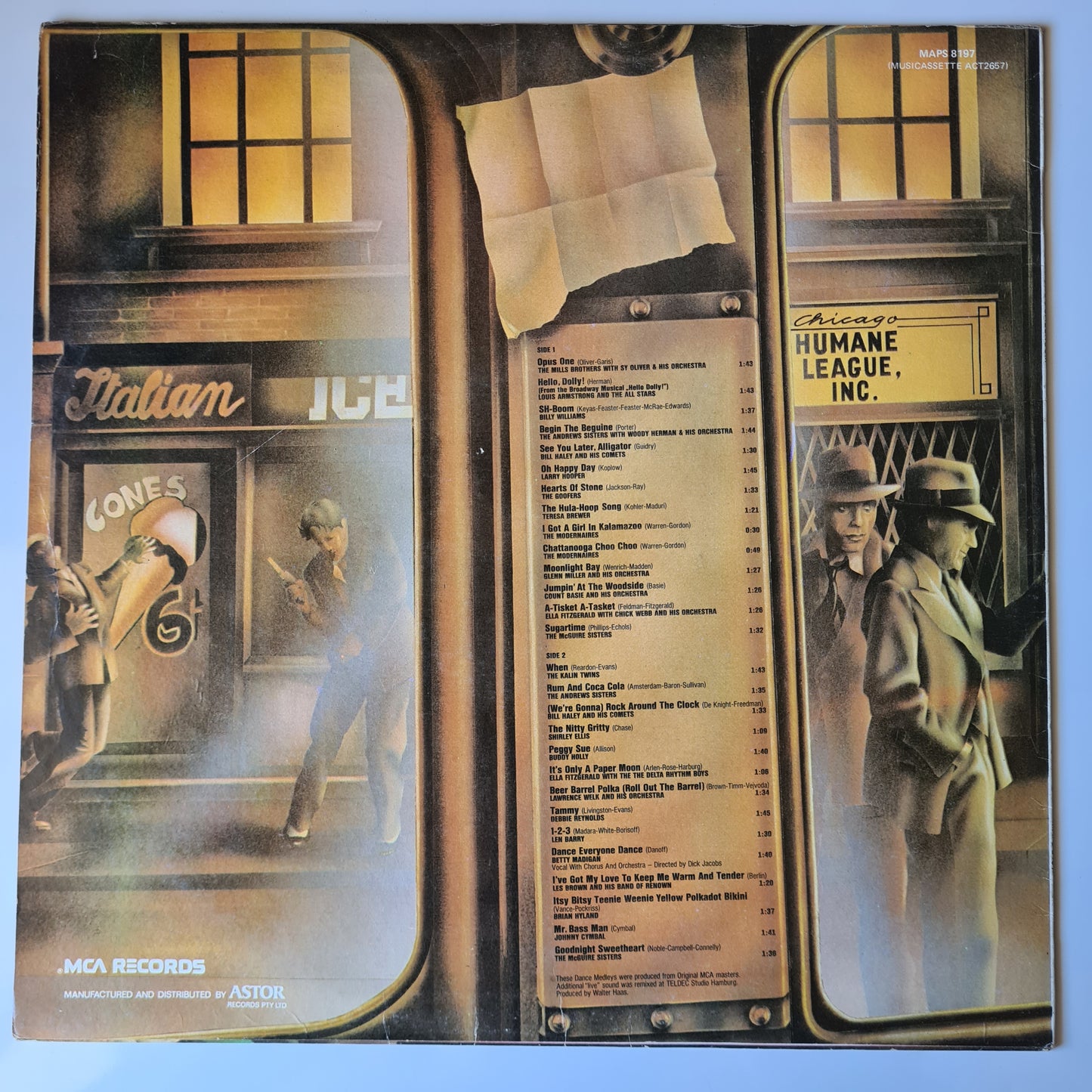 Various - Live Dancing In Al Capone's Ballroom - 1976 - Vinyl Record LP