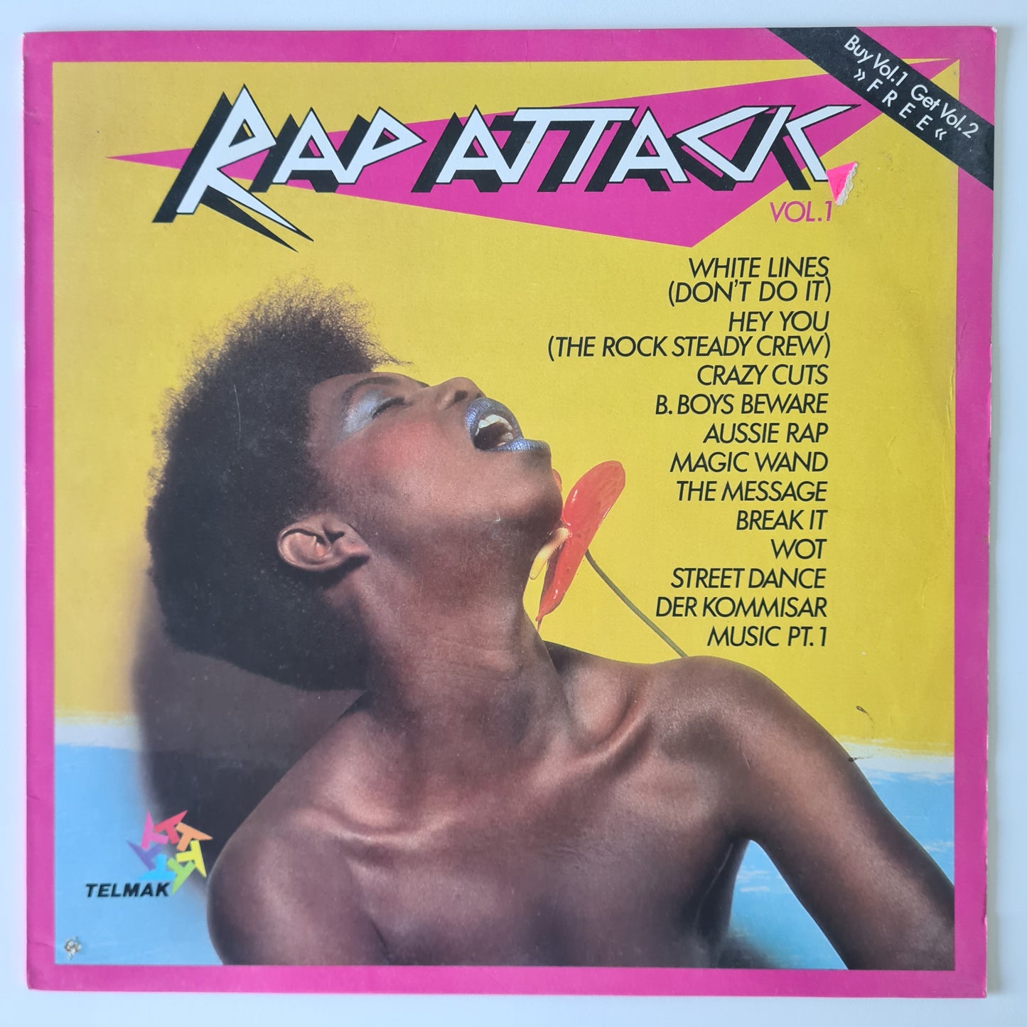 Various – Rap Attack Volume 1 - 1985 - Vinyl Record LP