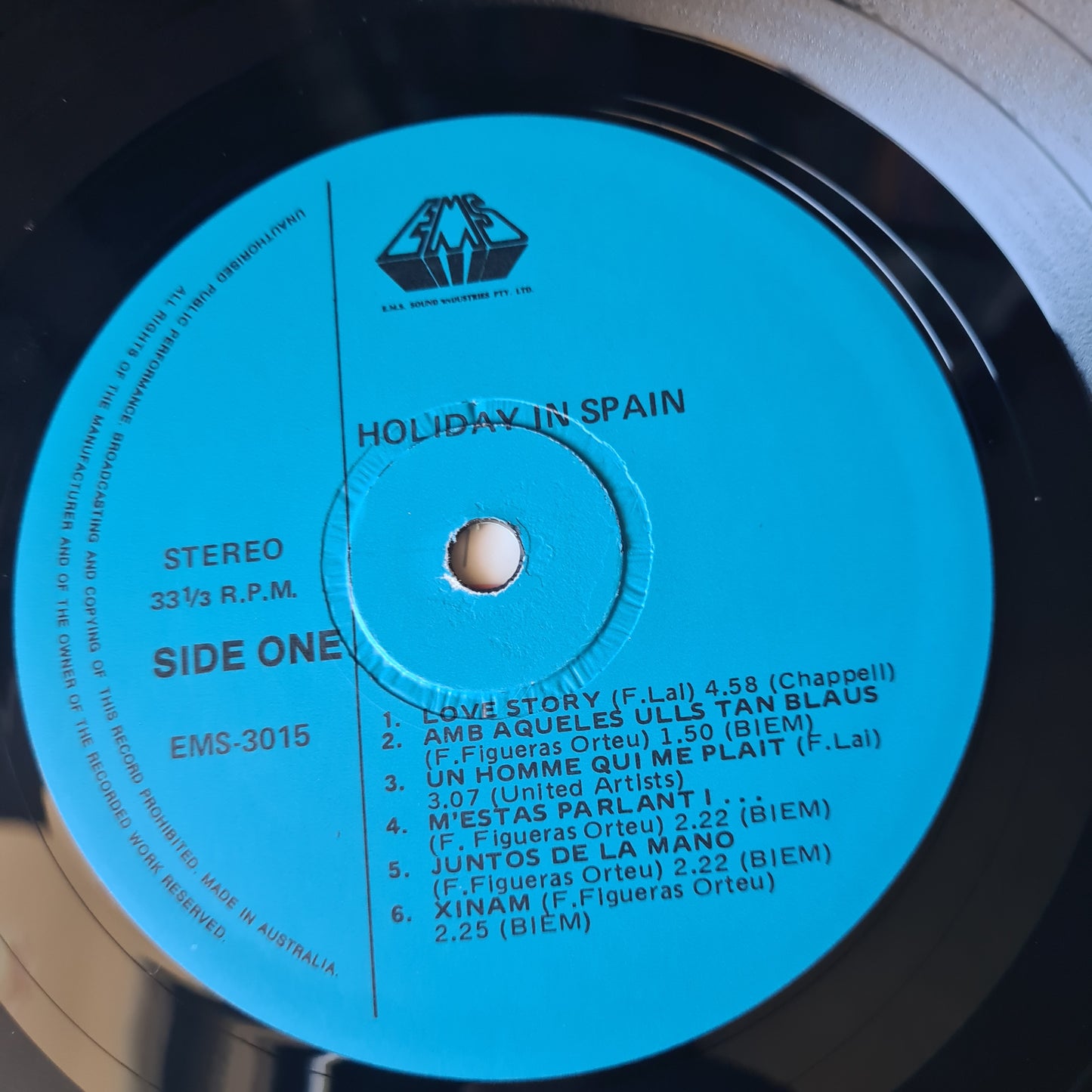 Manuel Lopez & His Guitars – Holiday In Spain - Vinyl Record LP