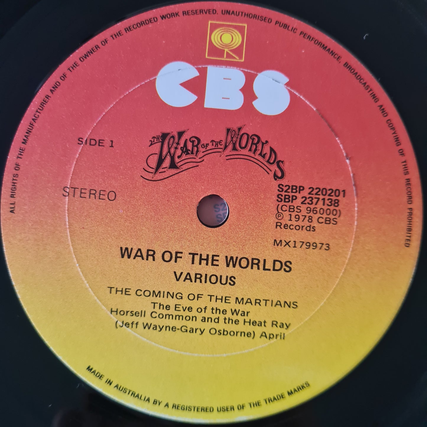 Jeff Wayne – Jeff Wayne's Musical Version Of The War Of The Worlds - 1978 (Gatefold) - Vinyl Record 2LP with booklet