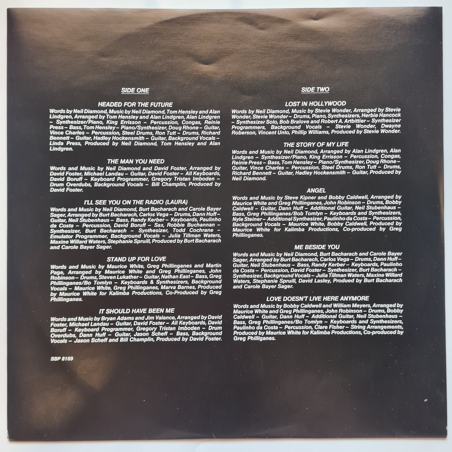 Neil Diamond – Headed For The Future - 1986 - Vinyl Record LP