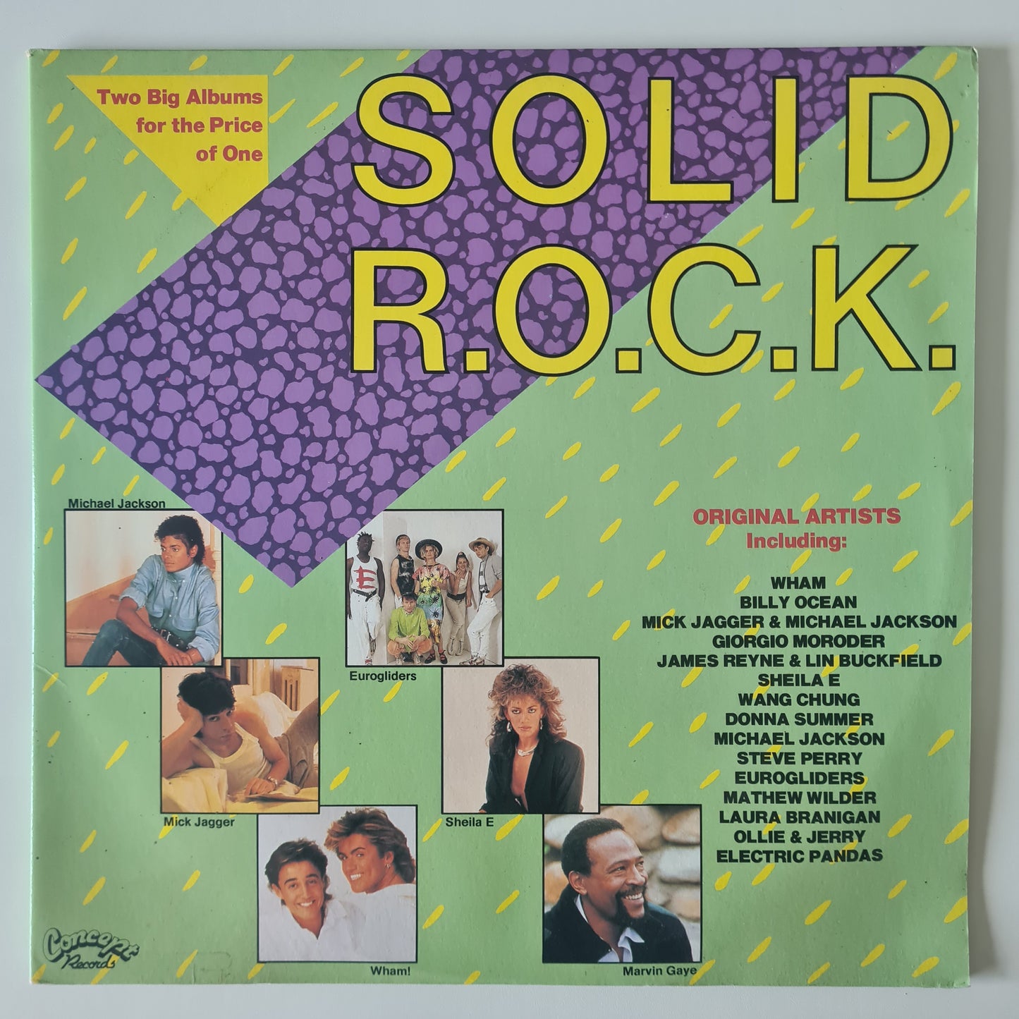 Various Artists – Solid R.O.C.K. - 1985 (Australian Only Pressing) - Vinyl Record 2LP (near mint)