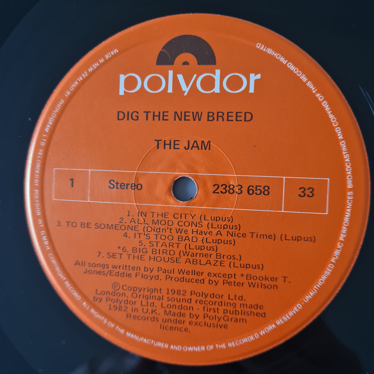The Jam – Dig The New Breed - 1982 - Vinyl Record LP