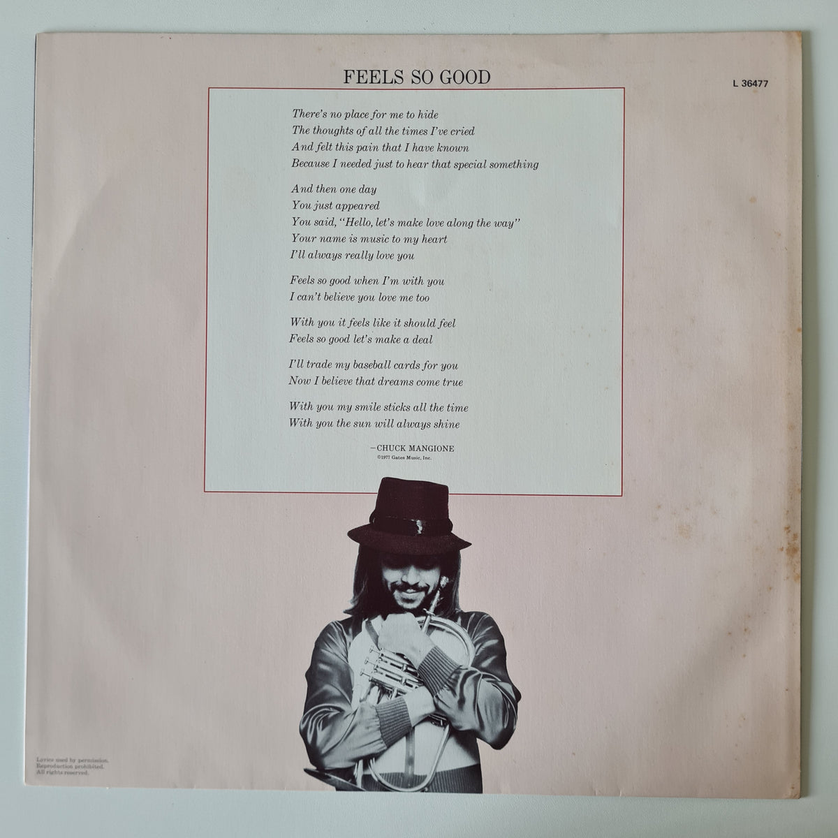 Chuck Mangione – Feels So Good - 1977 - Vinyl Record LP (near mint)