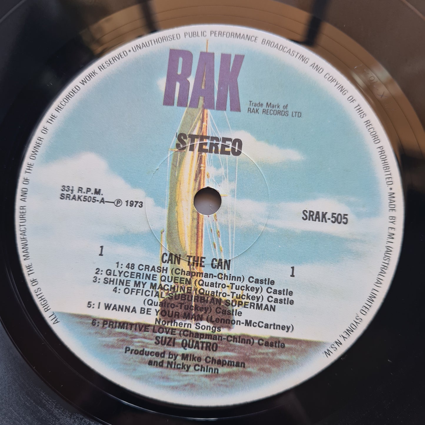 Suzi Quatro – Can The Can - 1973 - Vinyl Record LP
