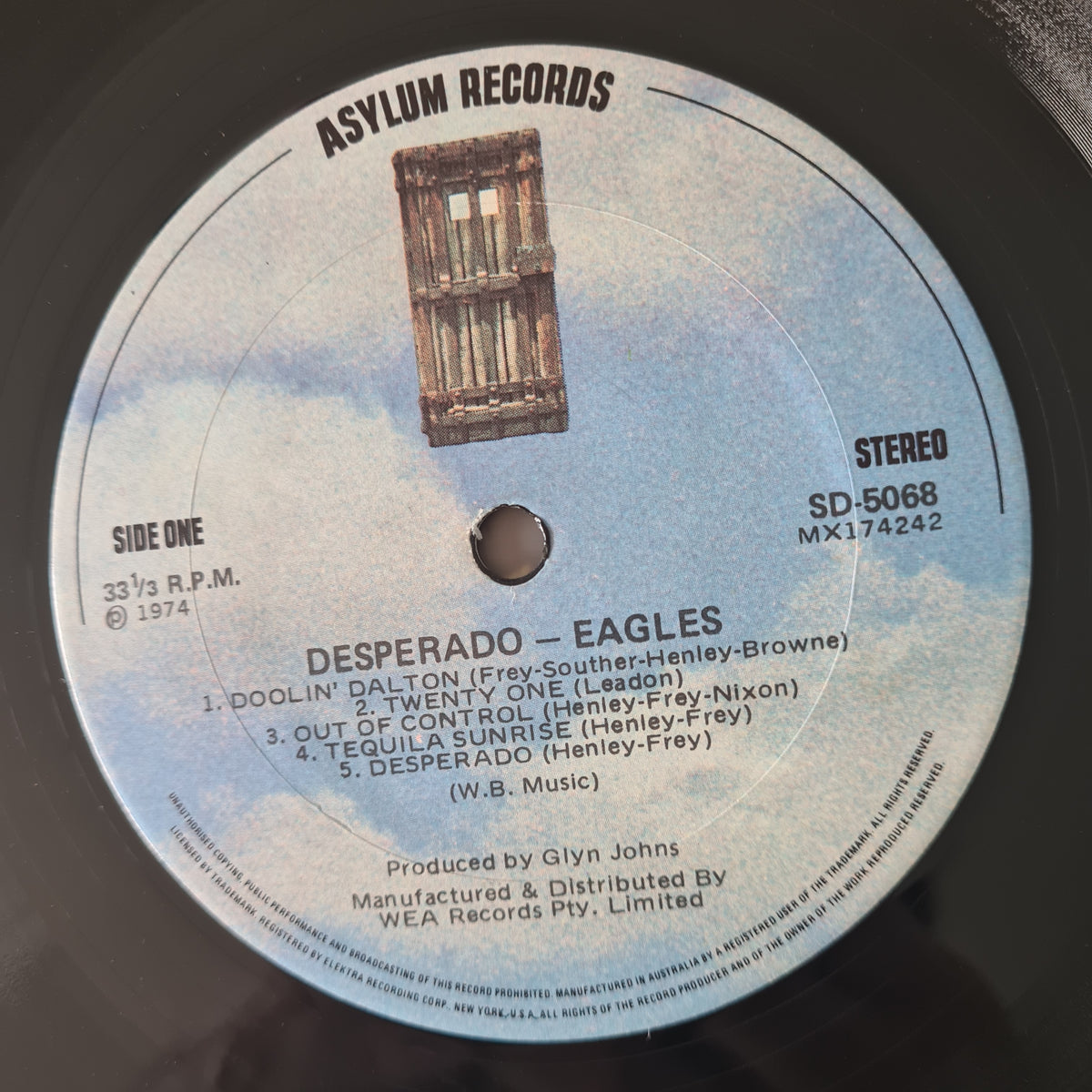 Eagles – Desperado - 1973 (1974 Australian Pressing) - Vinyl Record LP