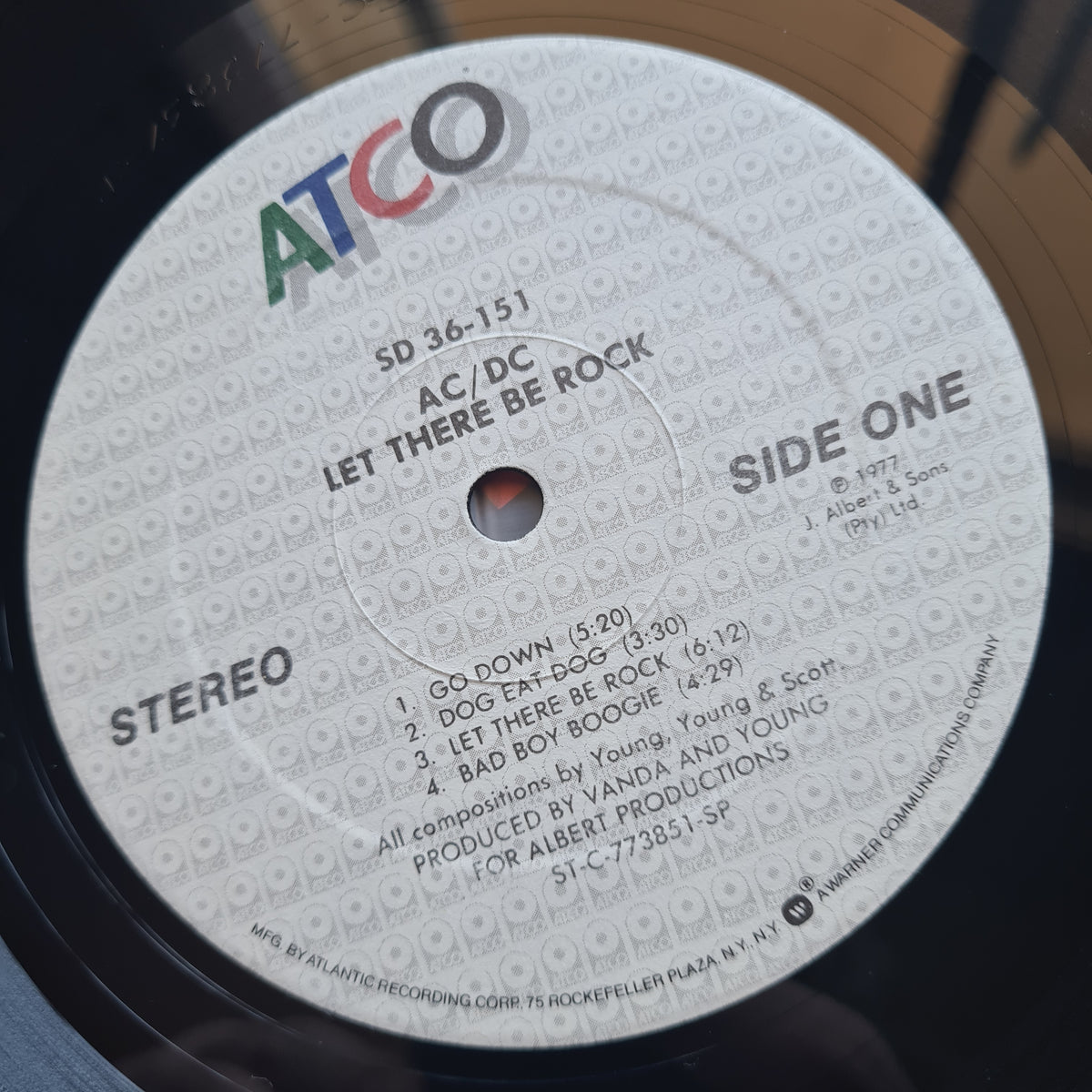 AC/DC – Let There Be Rock - 1977 (Early 80's USA Pressing) - Vinyl Record LP