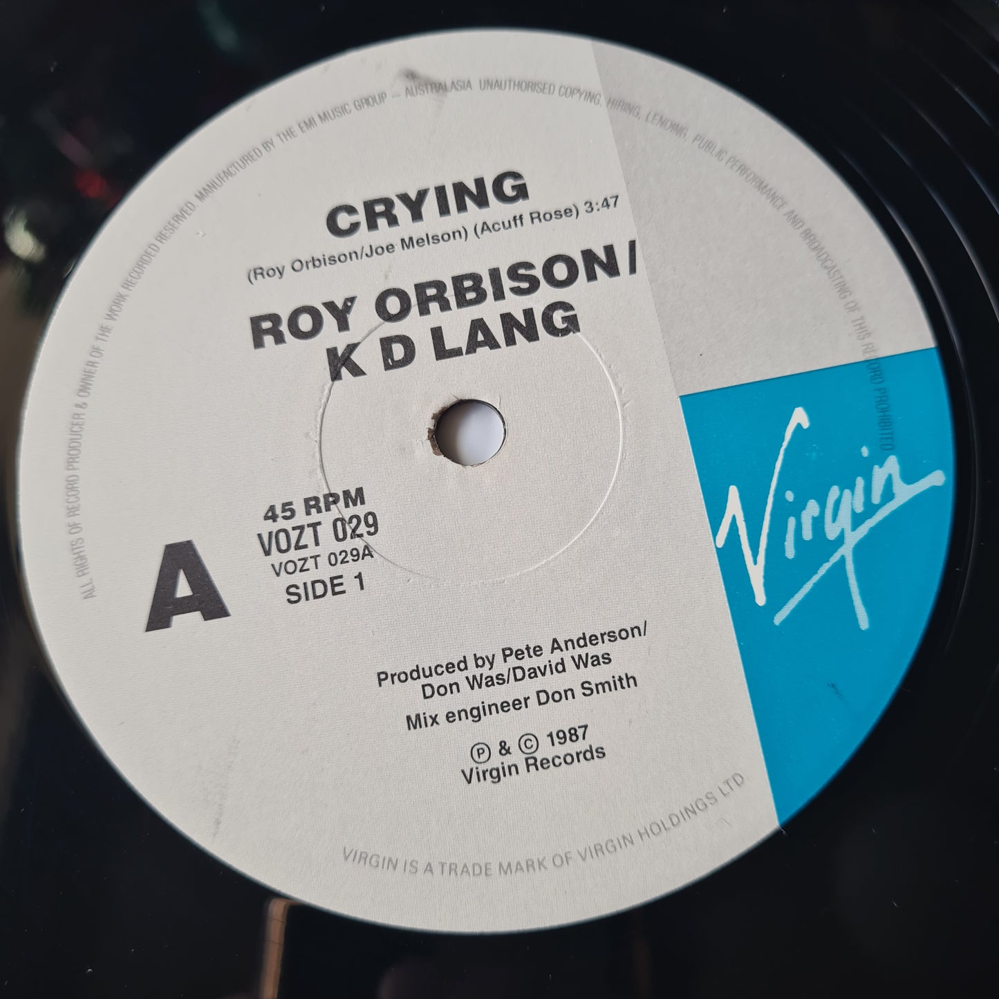 Roy Orbison – Mystery Girl - 1989 (Limited Edition with 12" Single w/ K.D Lang)  - Vinyl Record LP