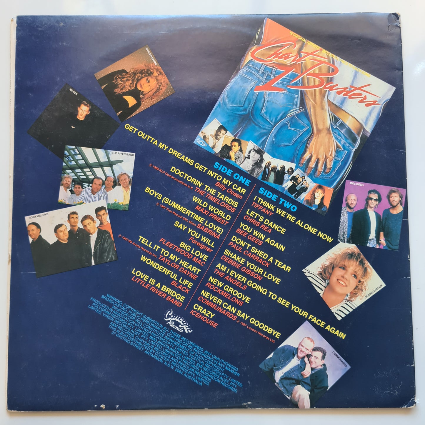 Various Artists/Hits album - Chart Busters 1 - 1988 - Vinyl Record LP (AUSTRALIAN ONLY PRESSING)