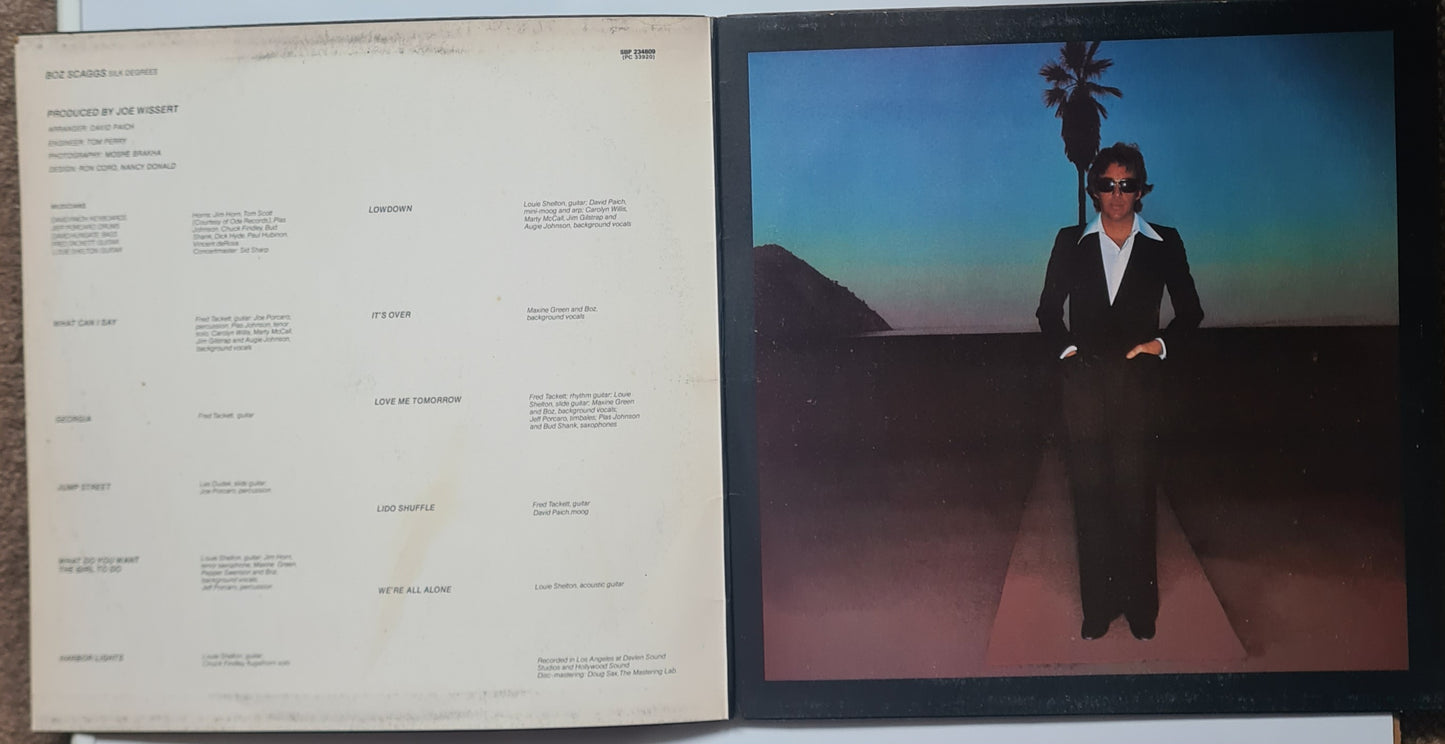 Boz Scaggs – Silk Degrees- 1976 - Vinyl Record LP