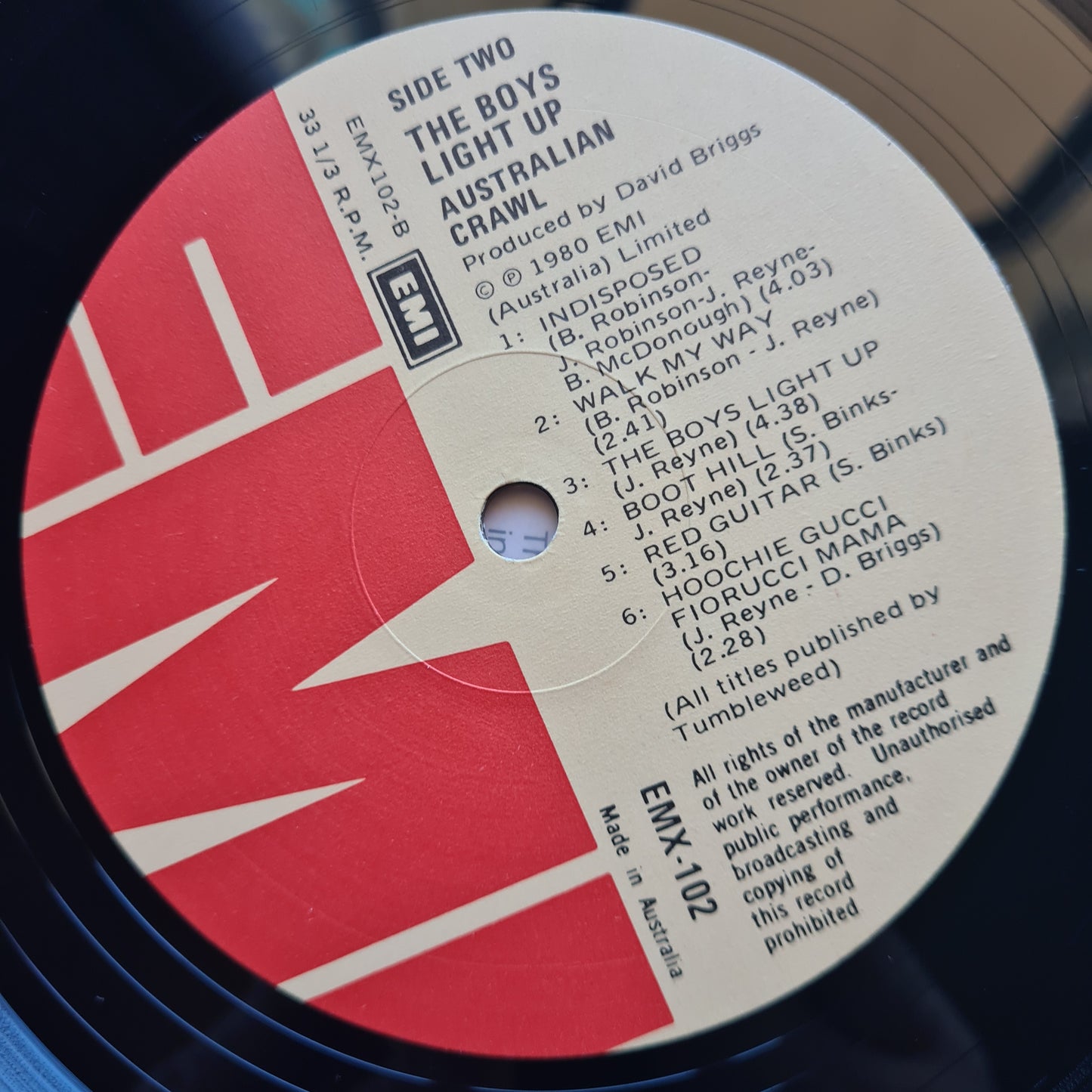 Australian Crawl – The Boys Light Up - 1980 - Vinyl Record LP (near mint)