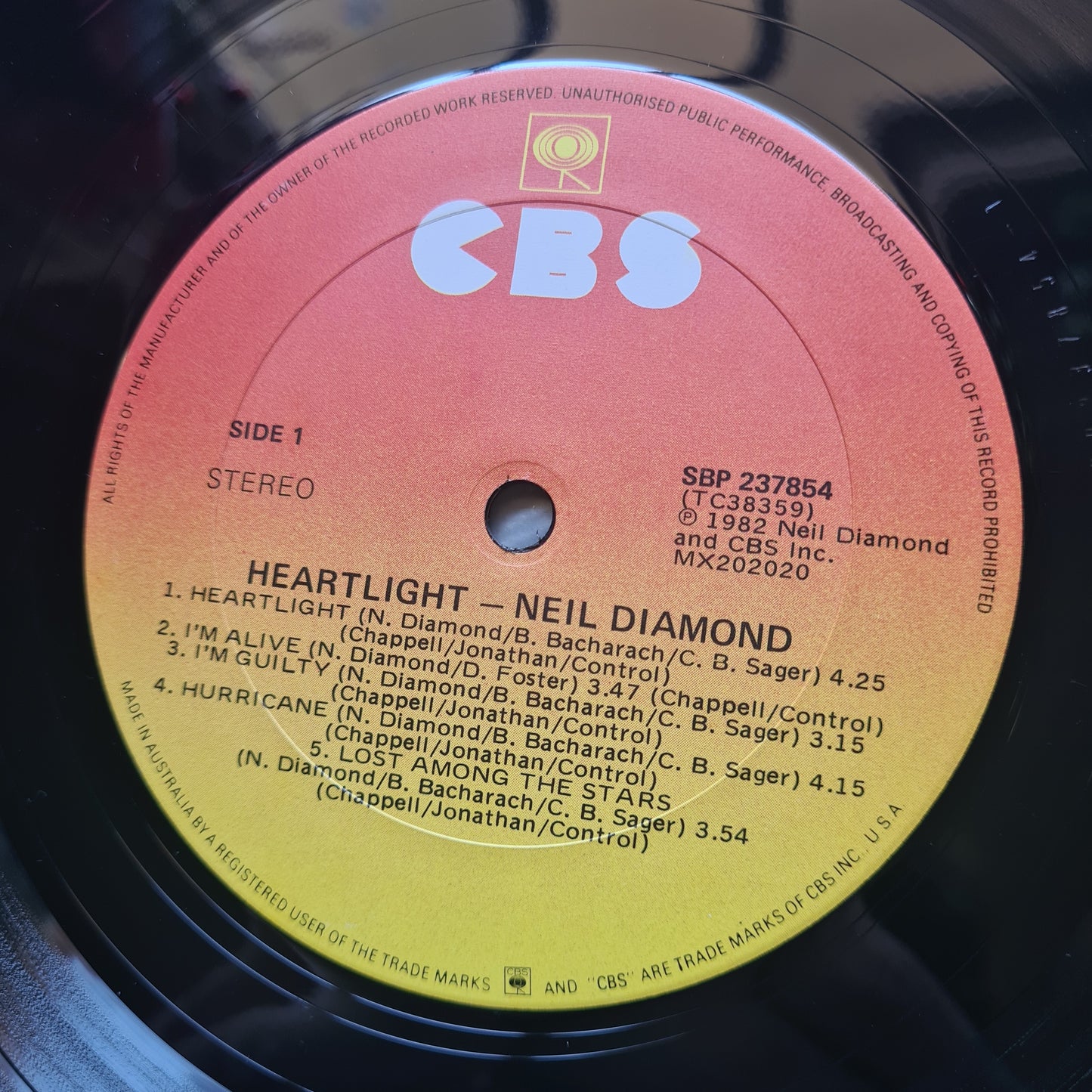 Neil Diamond – Heartlight - 1982 - Vinyl Record LP