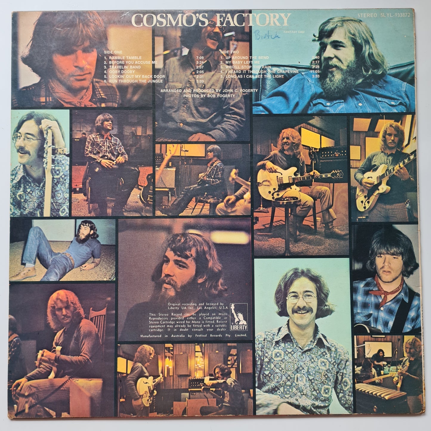 Creedence Clearwater Revival – Cosmo's Factory - 1970 (Australian Pressing) - Vinyl Record LP