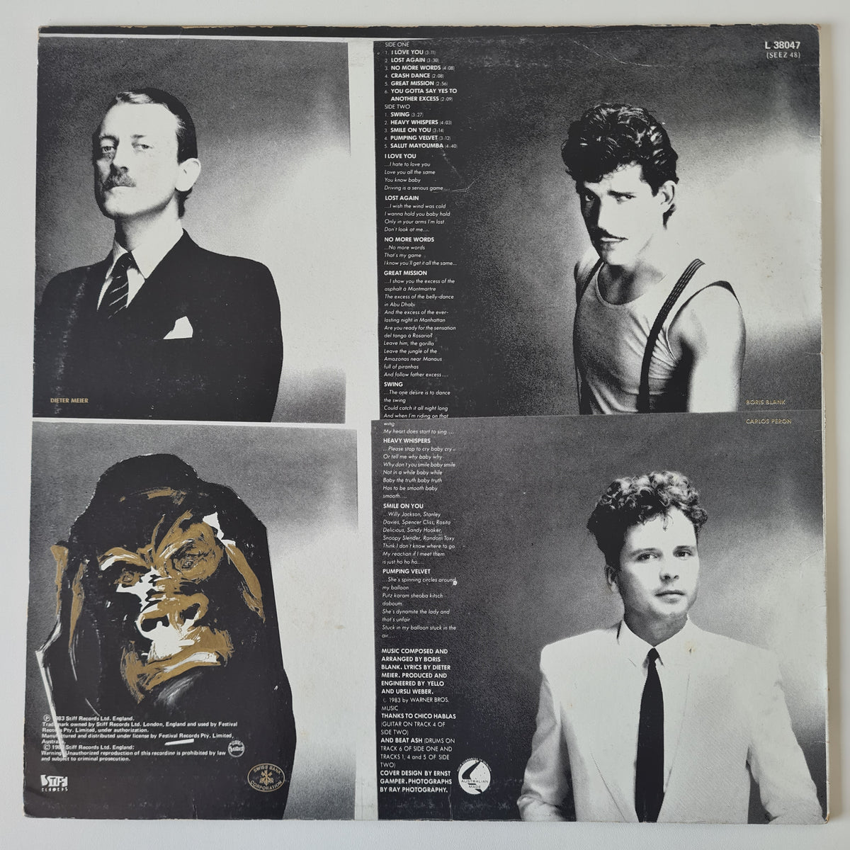 Yello – You Gotta Say Yes To Another Excess - 1983 - Vinyl Record LP