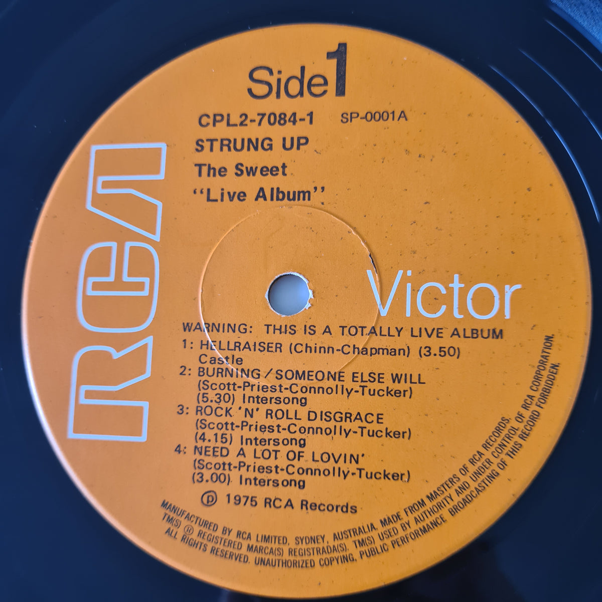 Sweet – Strung Up (Studio Album/ Live Album) - 1975 - Vinyl Record 2LP