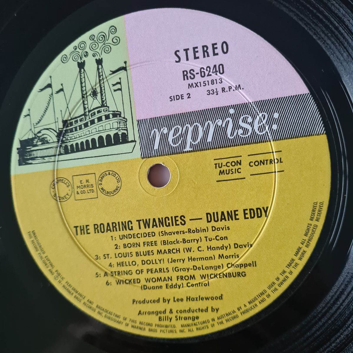 Duane Eddy – The Roaring Twangies - 1967 - Vinyl Record LP