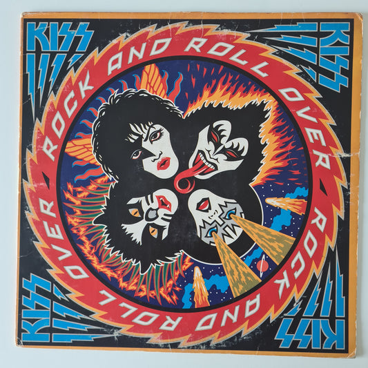 KISS – Rock And Roll Over - 1976 (1977 USA Pressing)- Vinyl Record LP