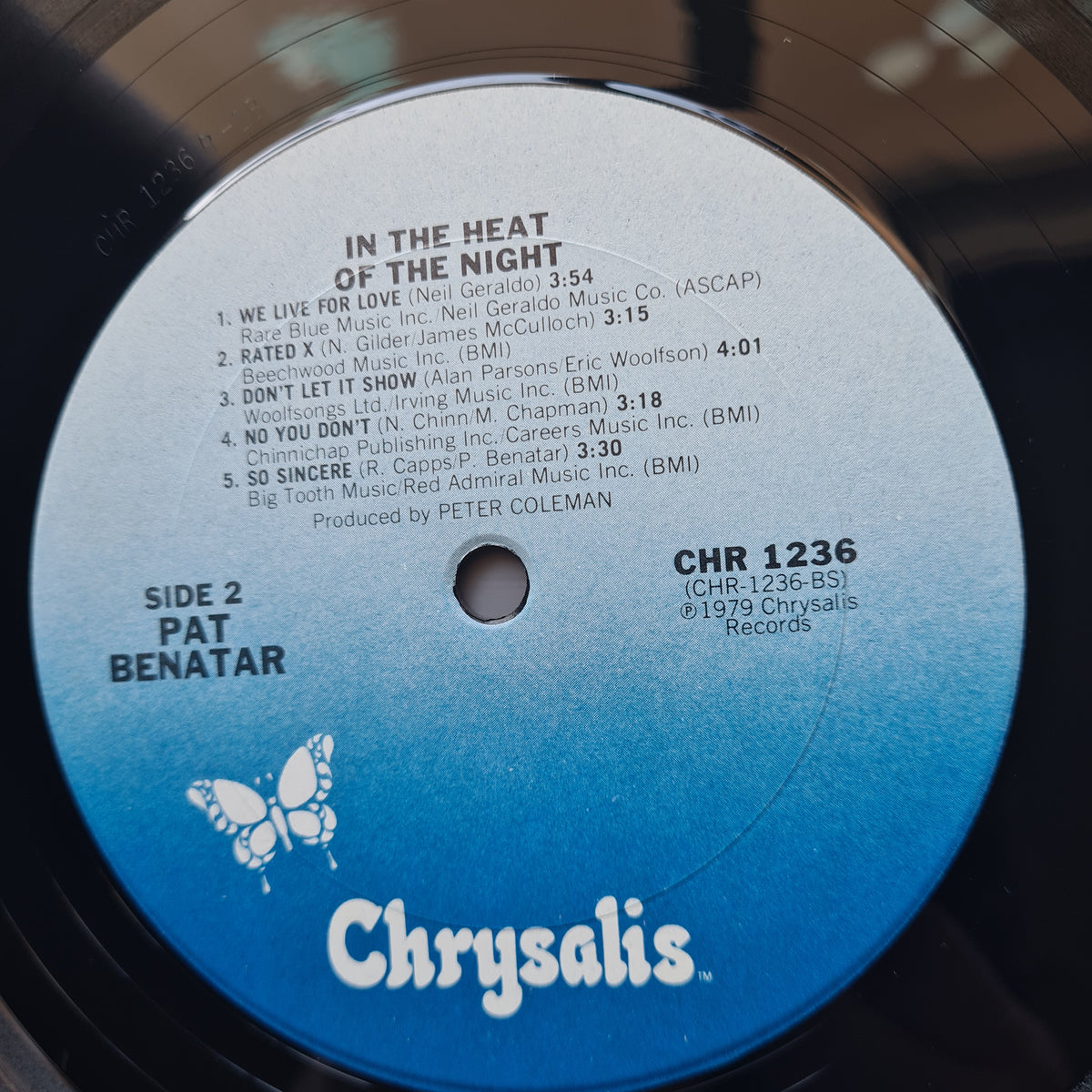 Pat Benatar – In The Heat Of The Night - 1979 (USA Pressing) - Vinyl Record LP