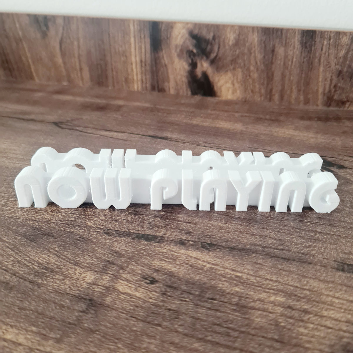 Now Playing CD Stand – Stylish White Display Holder for CD Cases - Free Postage by Sound Hound Records