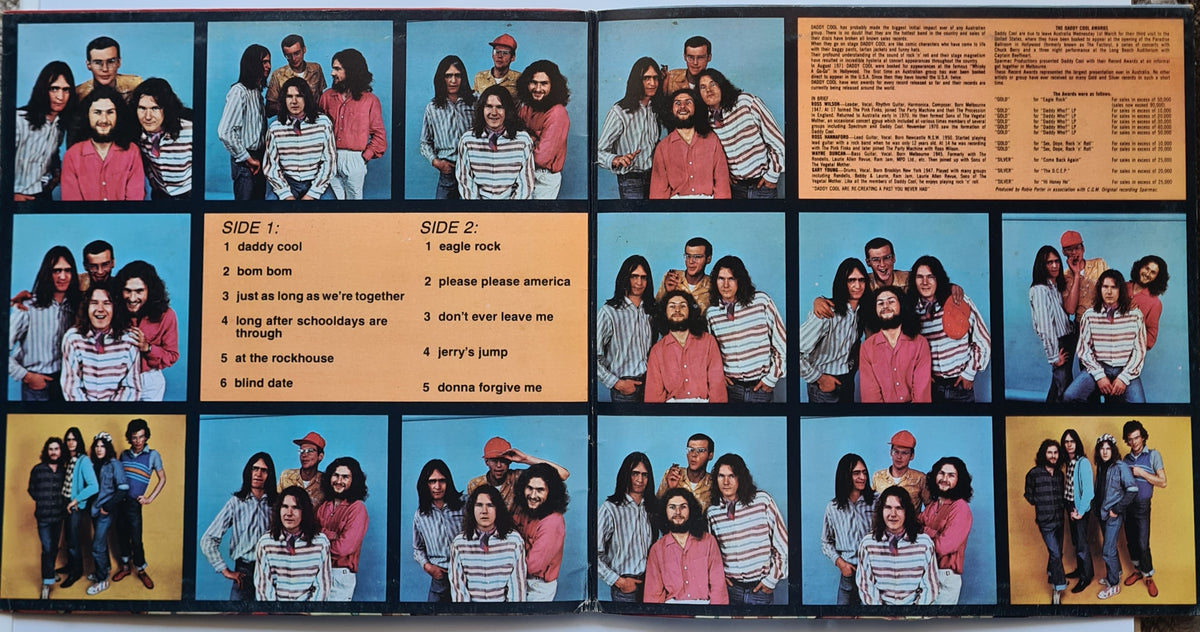Daddy Cool – The Best Of Daddy Cool - 1972 - Vinyl Record LP