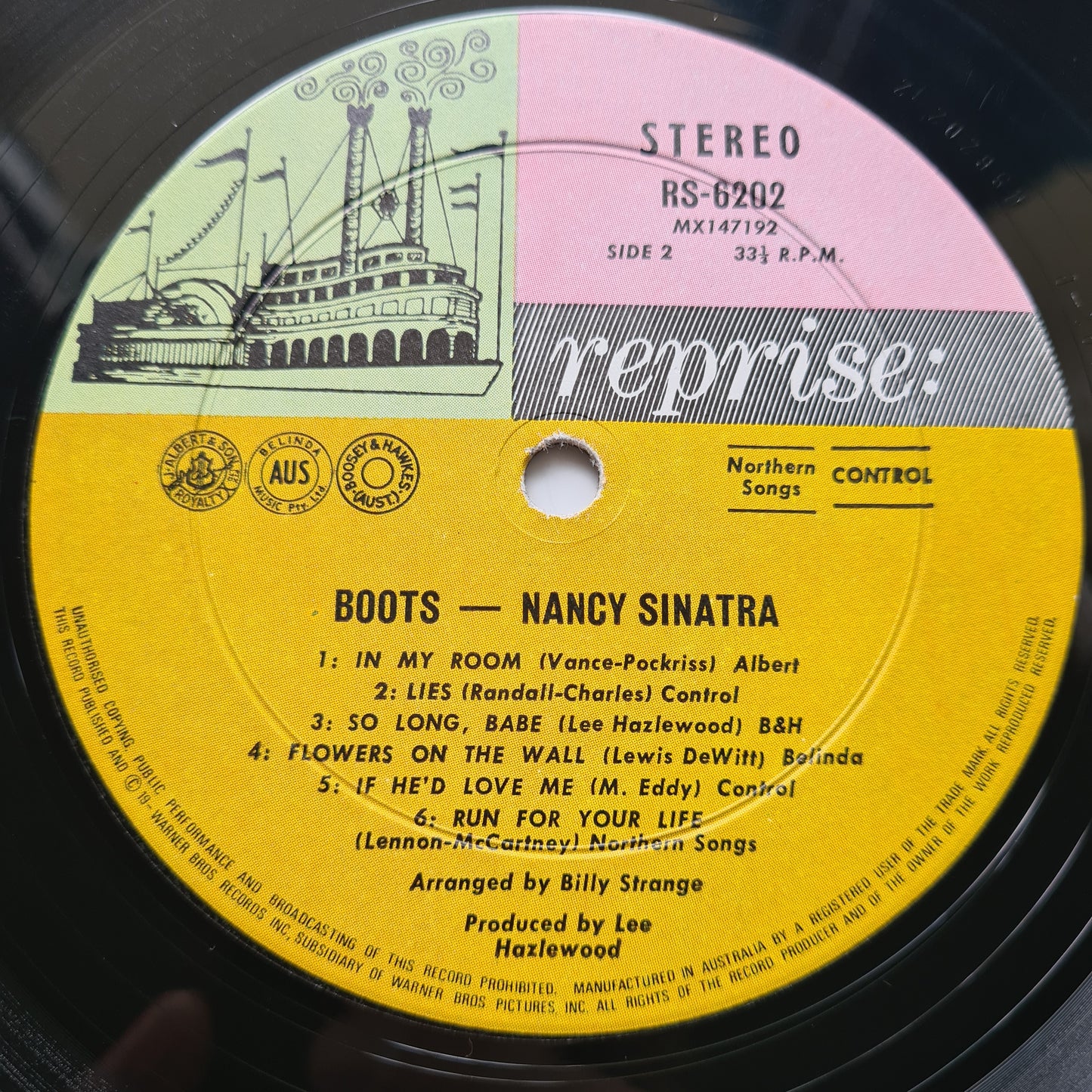 Nancy Sinatra – Boots - 1966 - Vinyl Record LP