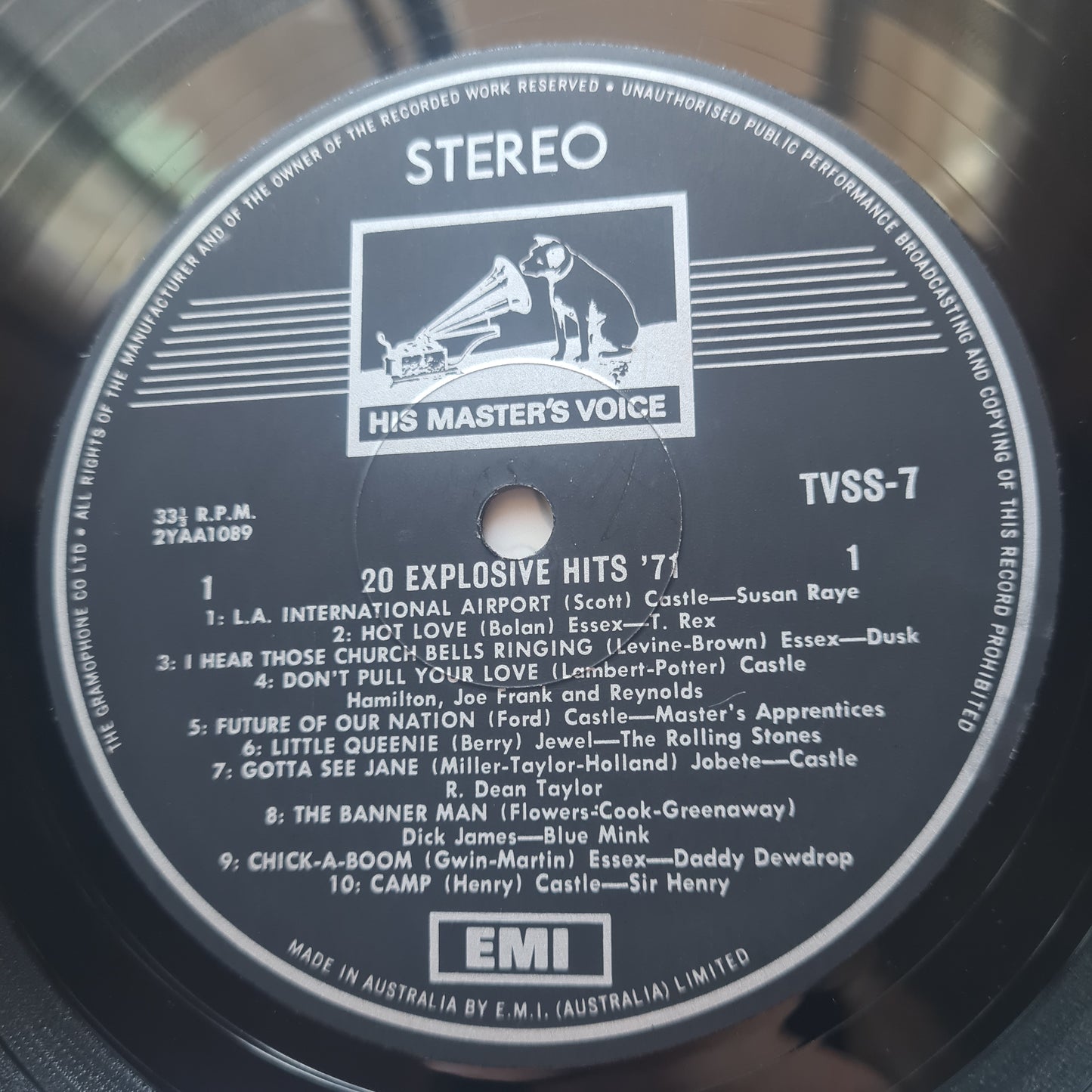 Various Artists - 20 Explosive Hits 71 - 1971 - Vinyl Record LP