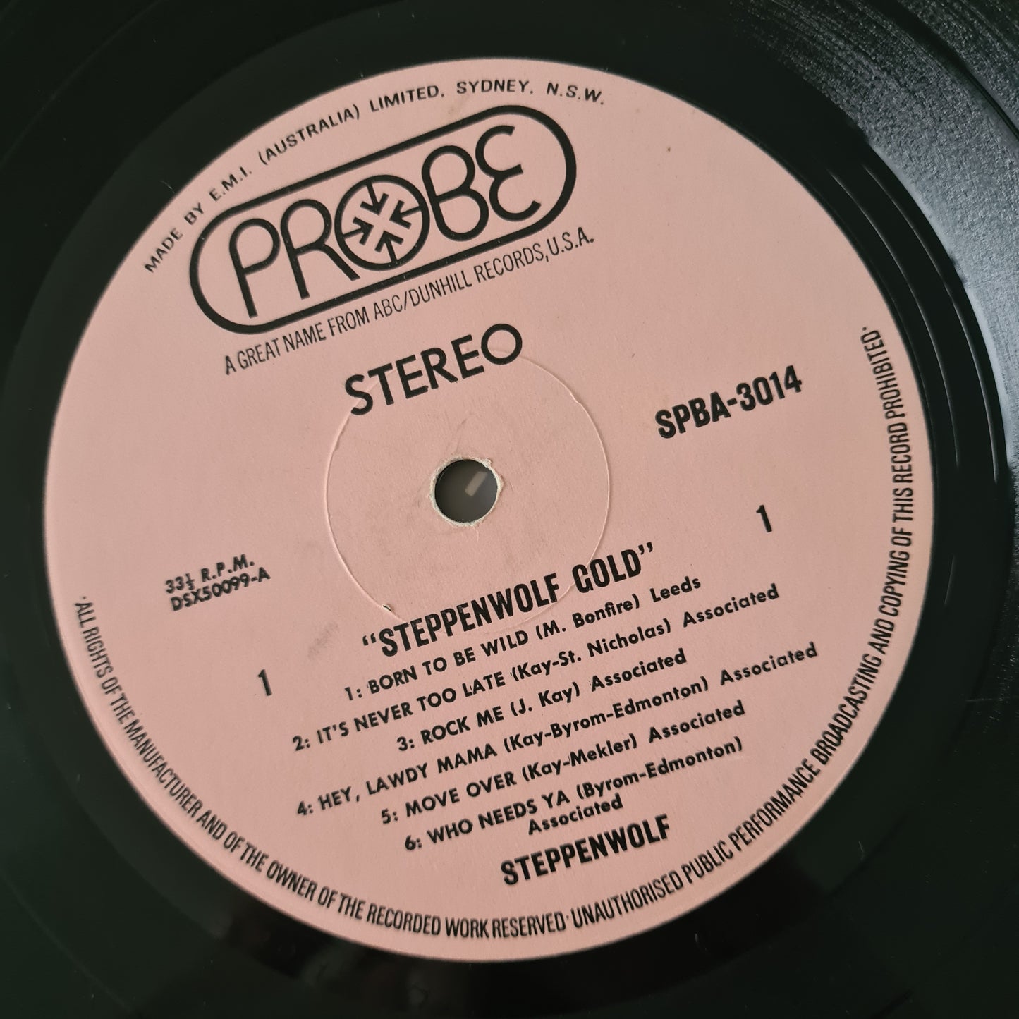Steppenwolf – Steppenwolf Gold: Their Greatest Hits - 1971 (Australian Pressing) - Vinyl Record LP