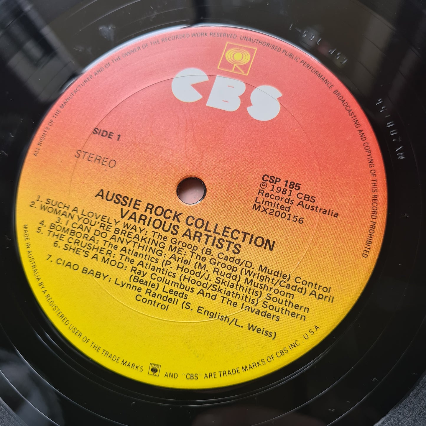 Various Artists - Aussie Rock Collection - 1981 - Vinyl Record LP (RARE Australian Only Release) (near mint)