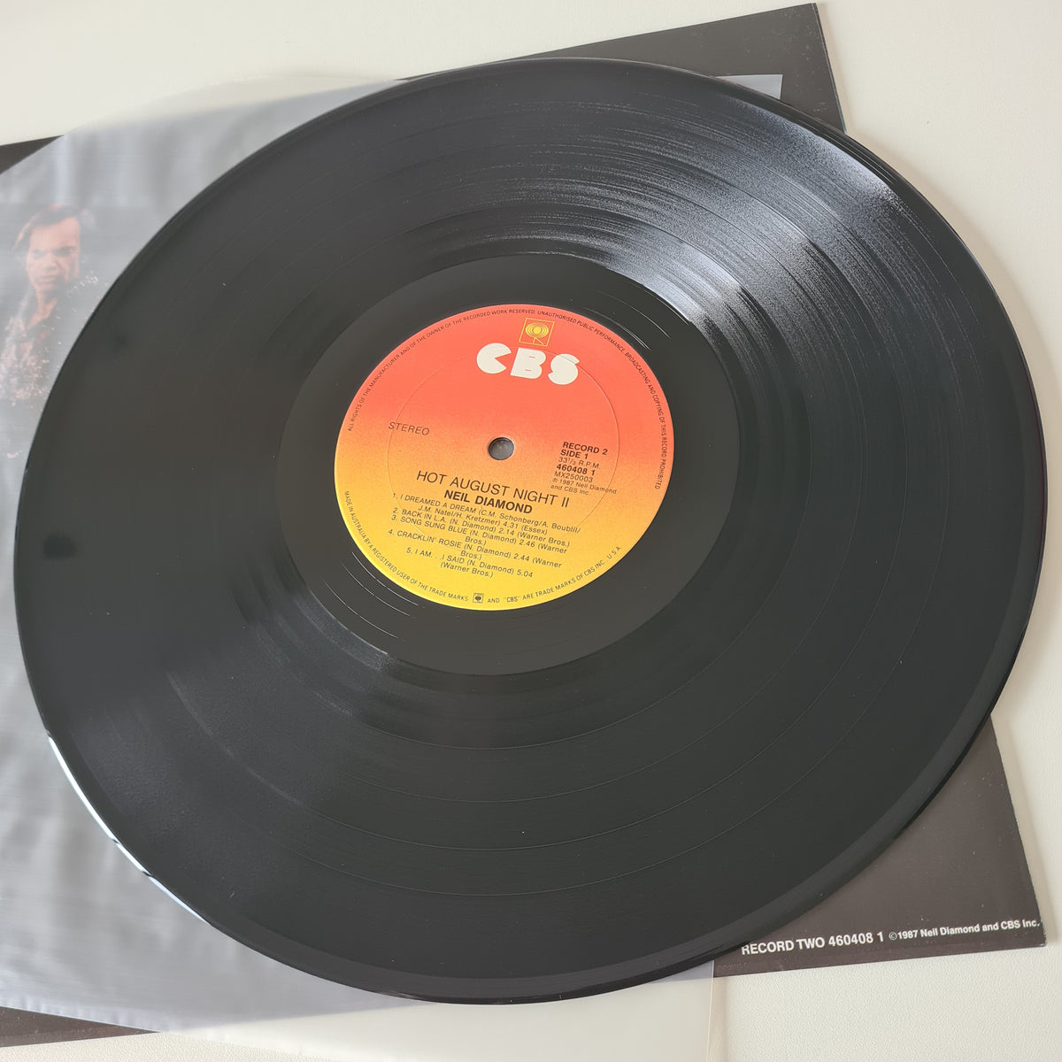 Neil Diamond – Hot August Night II - 1987 - Vinyl Record 2LP (Excellent)