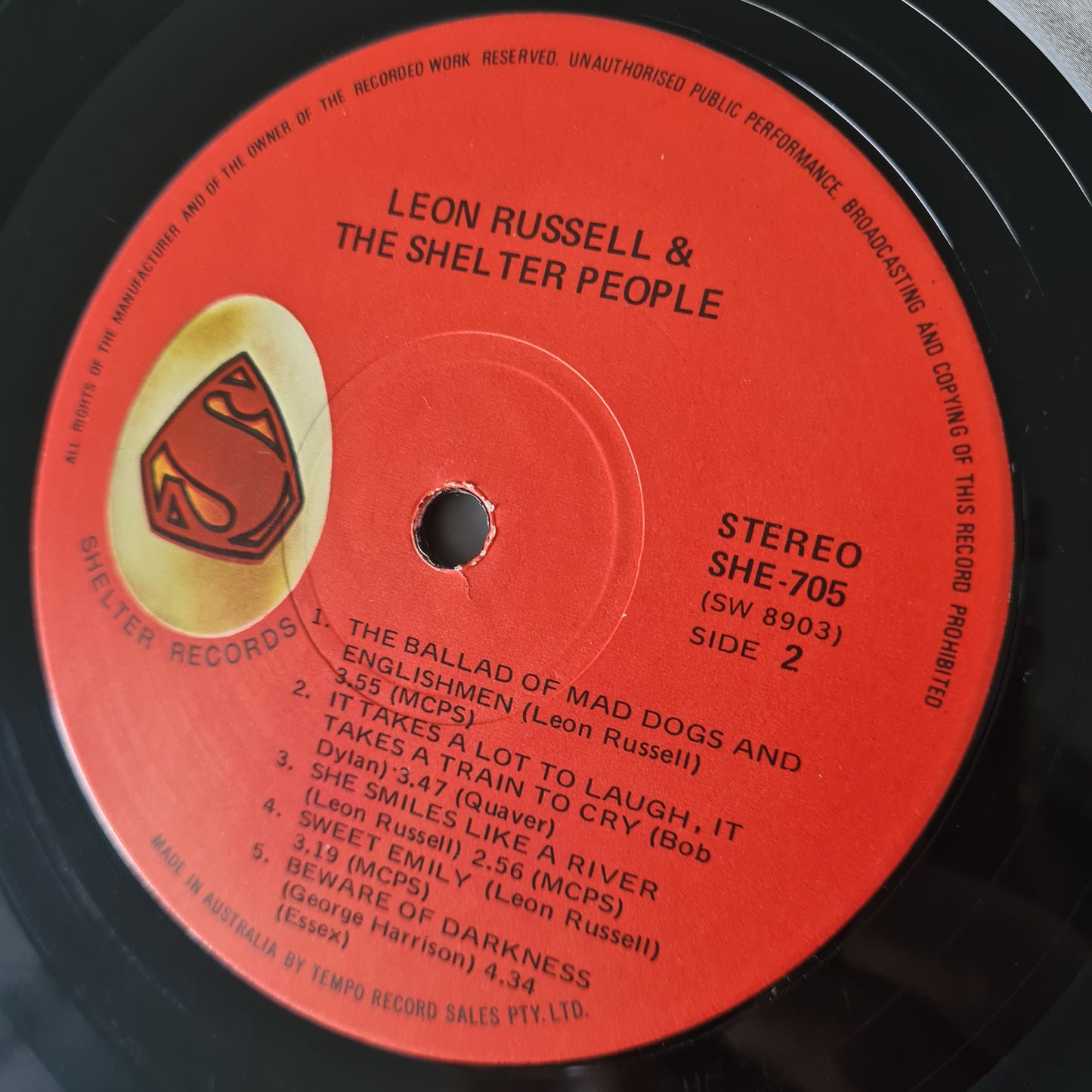 Leon Russell – Leon Russell And The Shelter People - 1971 - Vinyl Record LP