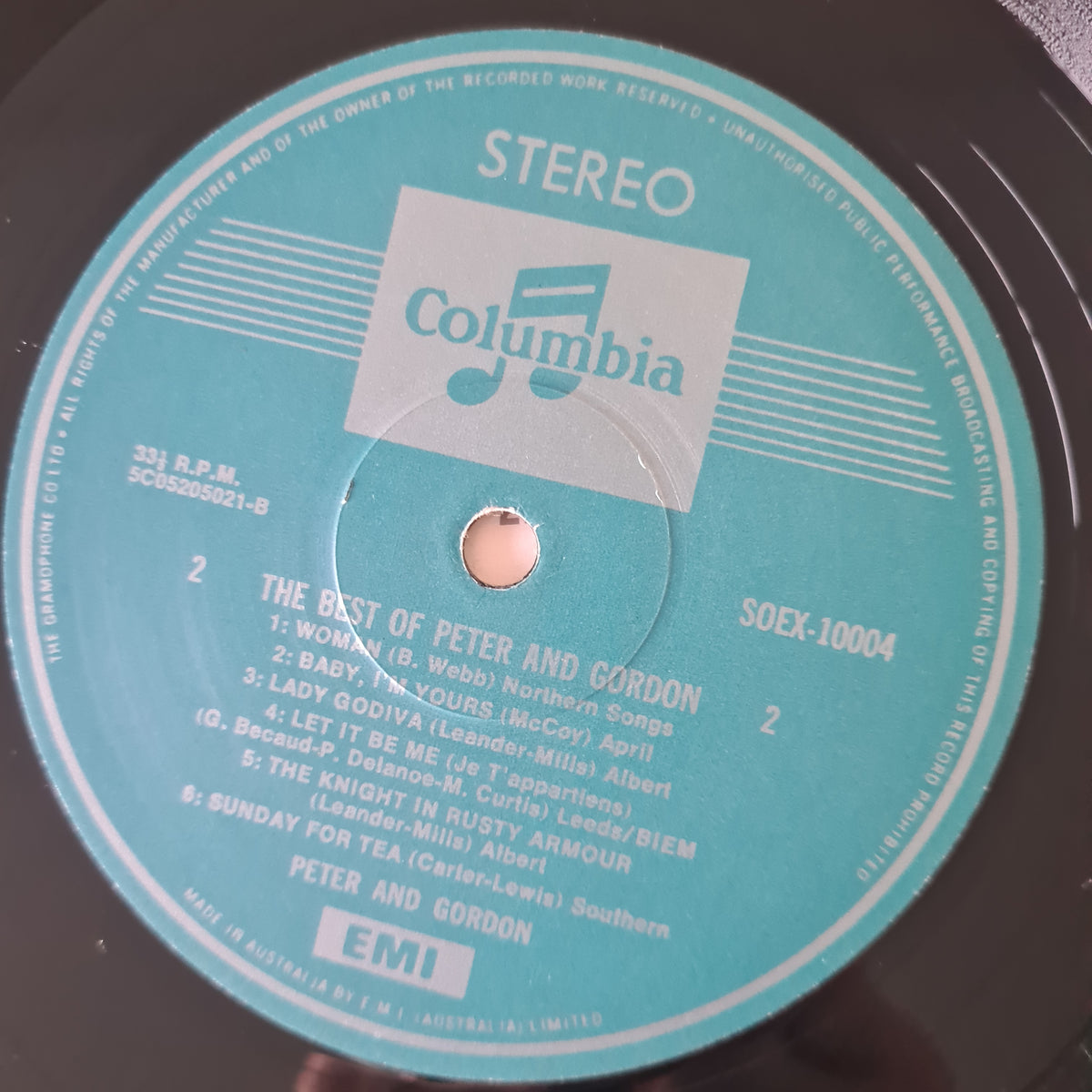 Peter & Gordon – The Best Of Peter & Gordon - 1972 (Australian reissue) - Vinyl Record LP