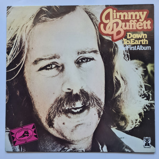 Jimmy Buffett – Down To Earth (Debut Album) - 1970 (1979 German Pressing) - Vinyl Record LP *RARE*