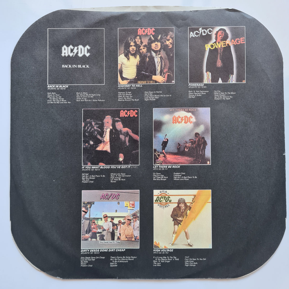 AC/DC – Let There Be Rock - 1977 (Early 80's USA Pressing) - Vinyl Record LP