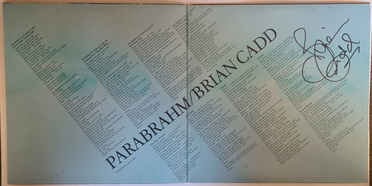Brian Cadd – Parabrahm - 1973 - Vinyl Record LP (SIGNED by Brian Cadd)