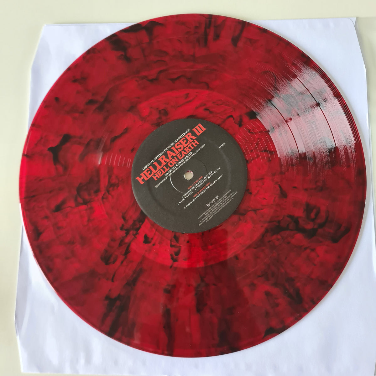 Randy Miller – Hellraiser III: Hell On Earth (Original Motion Picture Soundtrack) - 1992 (2019 USA Blood Red Vinyl Pressing)- Vinyl Record 2LP
