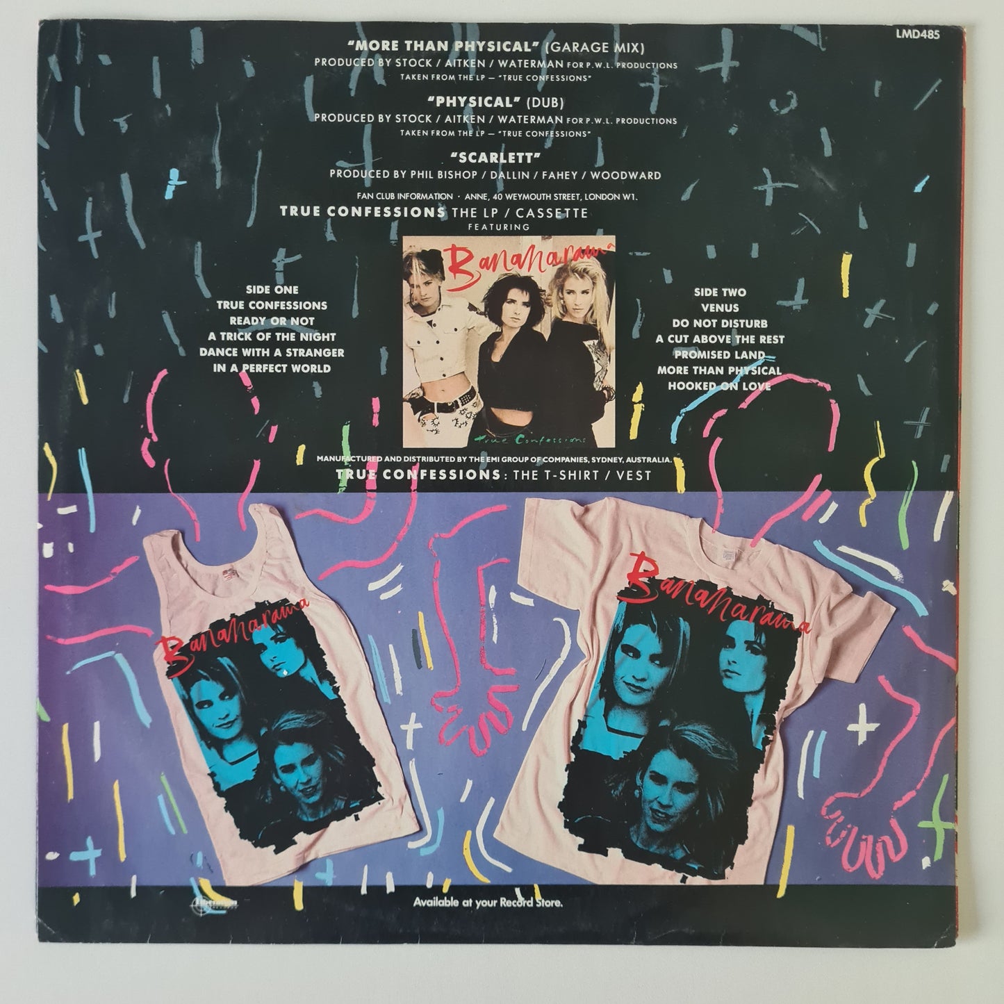 Bananarama – More Than Physical - 1986 - Vinyl Record 12" Maxi Single