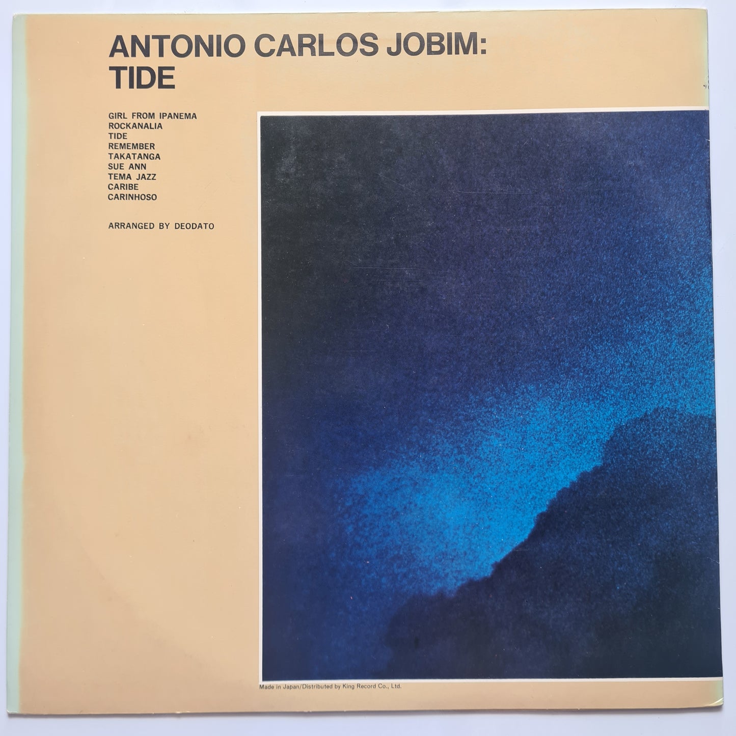 Antonio Carlos Jobim – Tide - 1970 (1976 Japanese pressing) - Vinyl Record LP 🇧🇷
