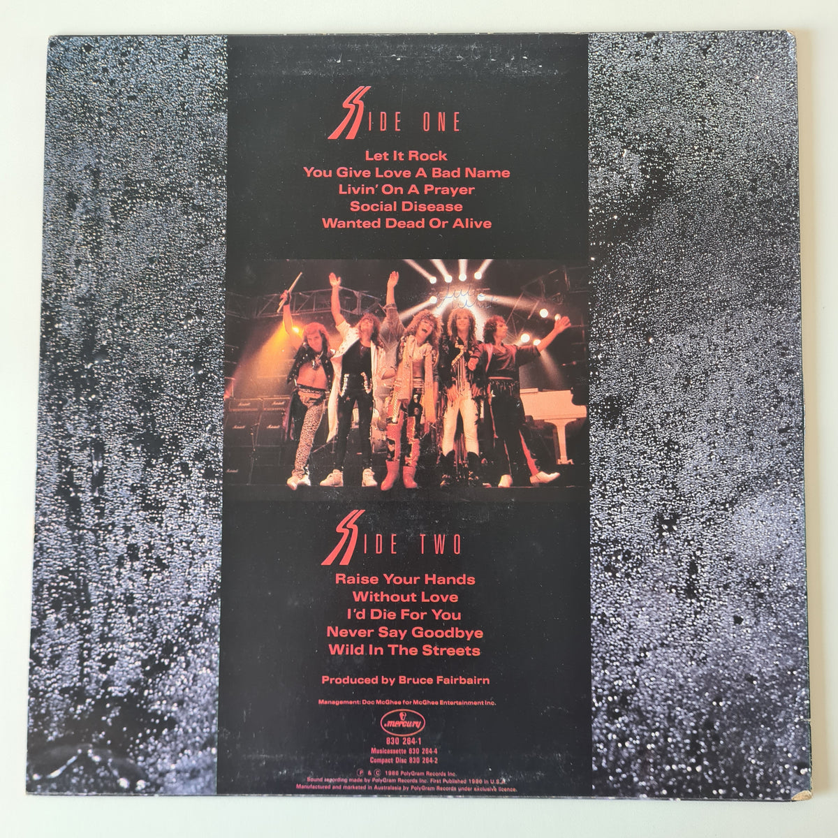 Bon Jovi – Slippery When Wet - 1986 - Vinyl Record LP