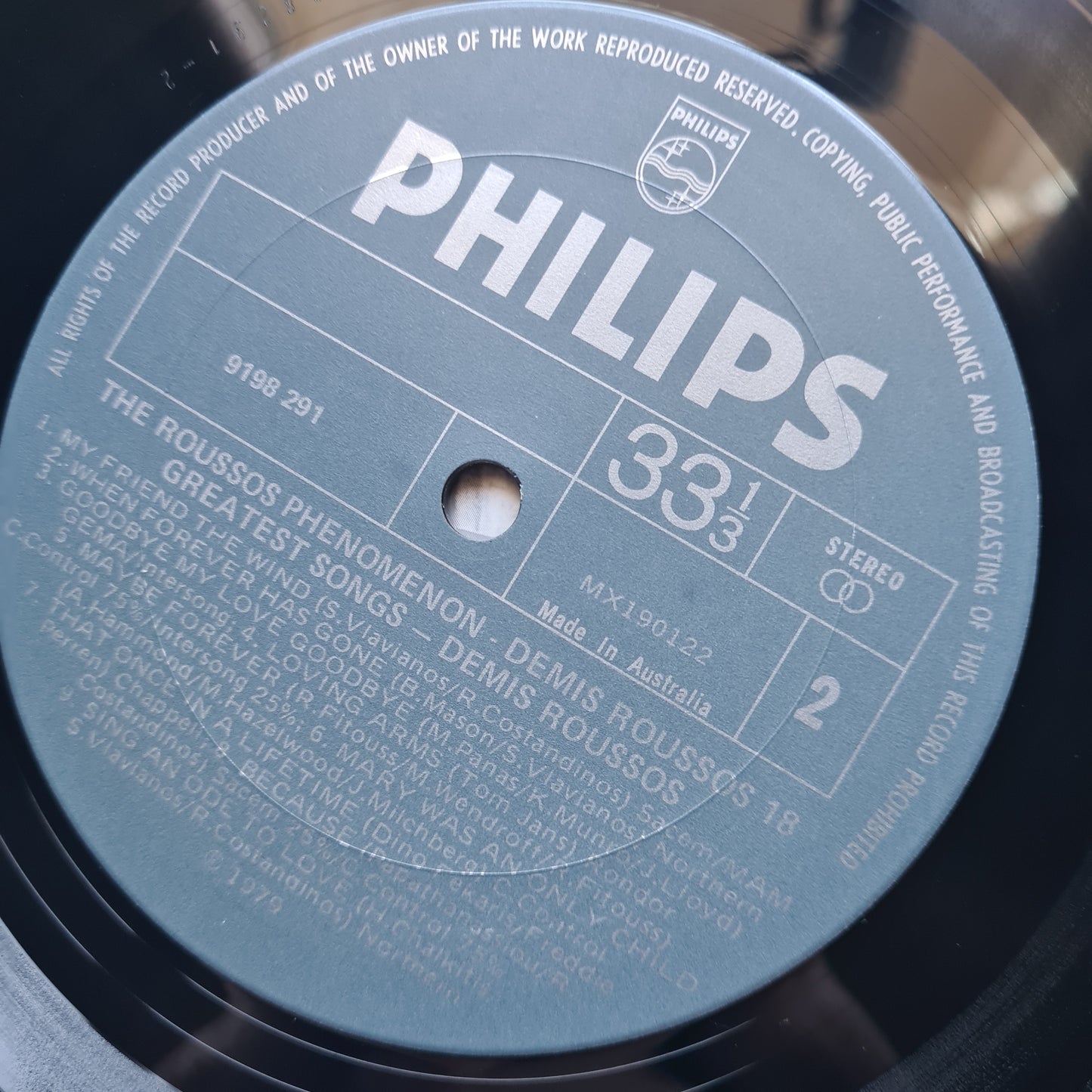 Demis Roussos  – The Roussos Phenomenon - 1979 (Greatest Hits)- Vinyl Record LP