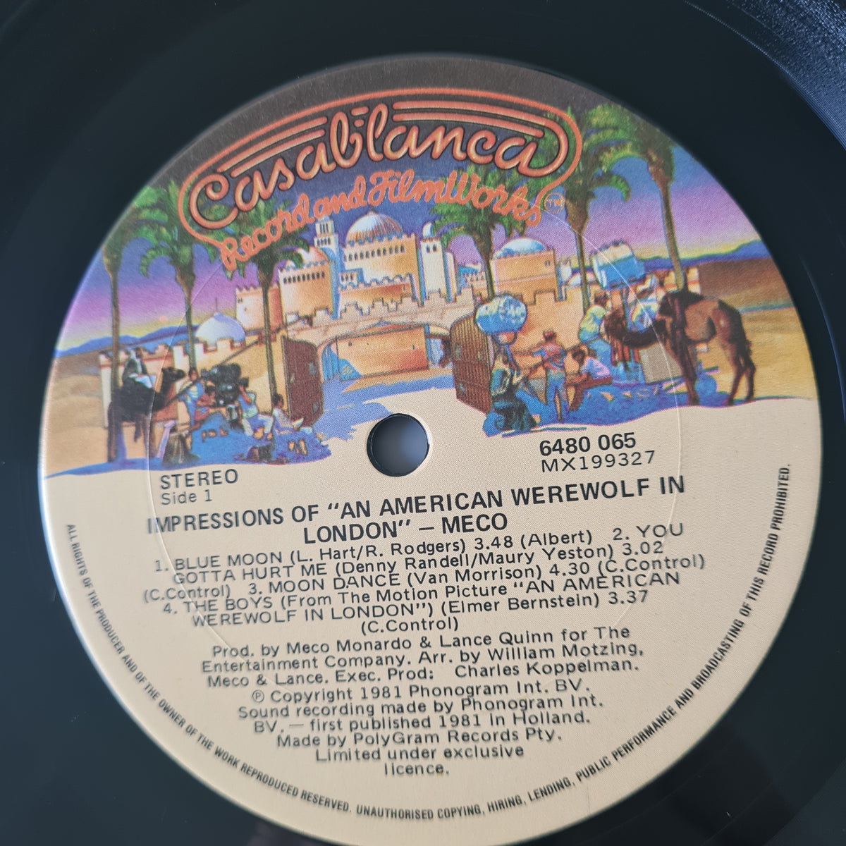 Meco – Impressions Of An American Werewolf In London - 1981 - Vinyl Record LP