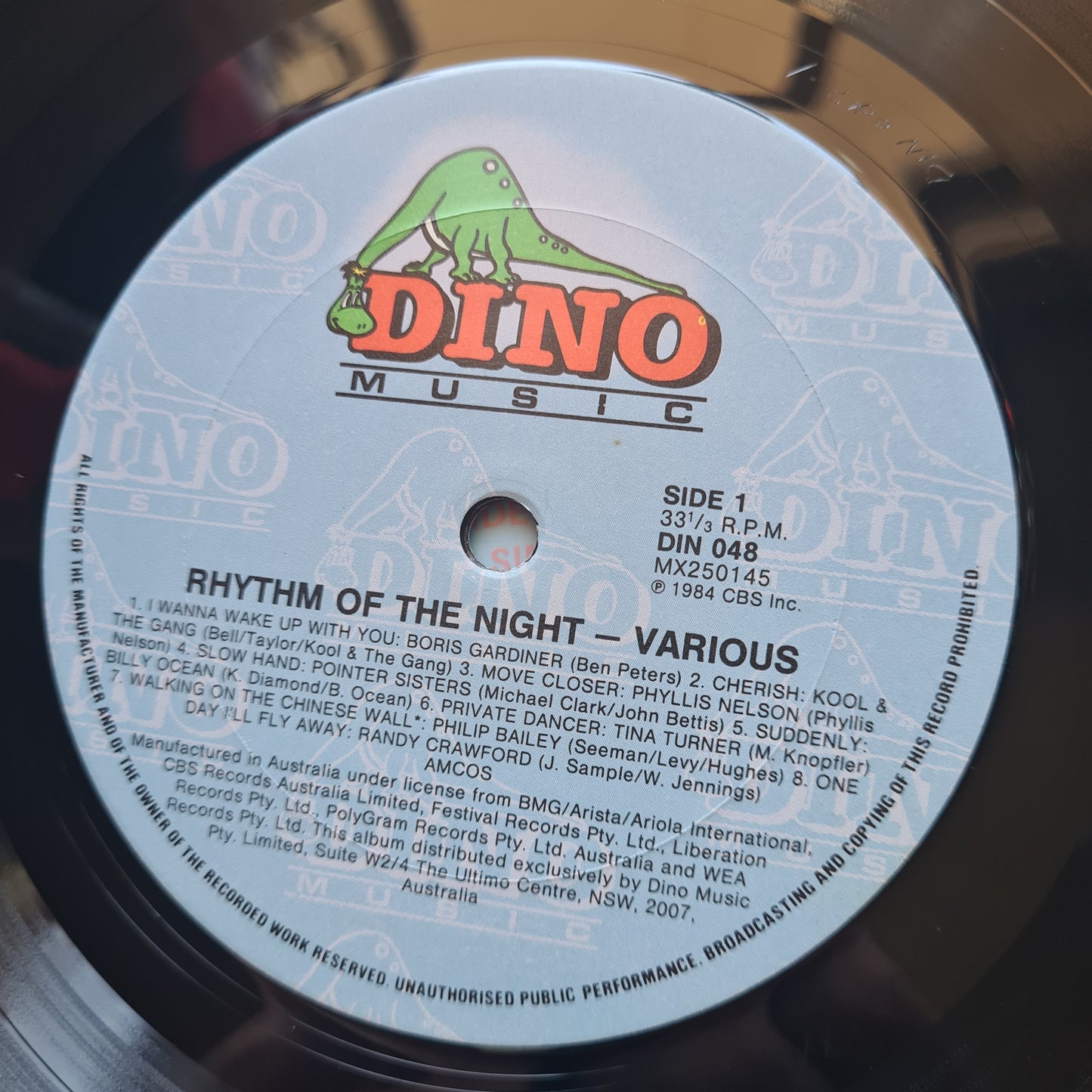 Various – Rhythm Of The Night: 14 Songs For Late Night Lovers - 1987 - Vinyl Record LP