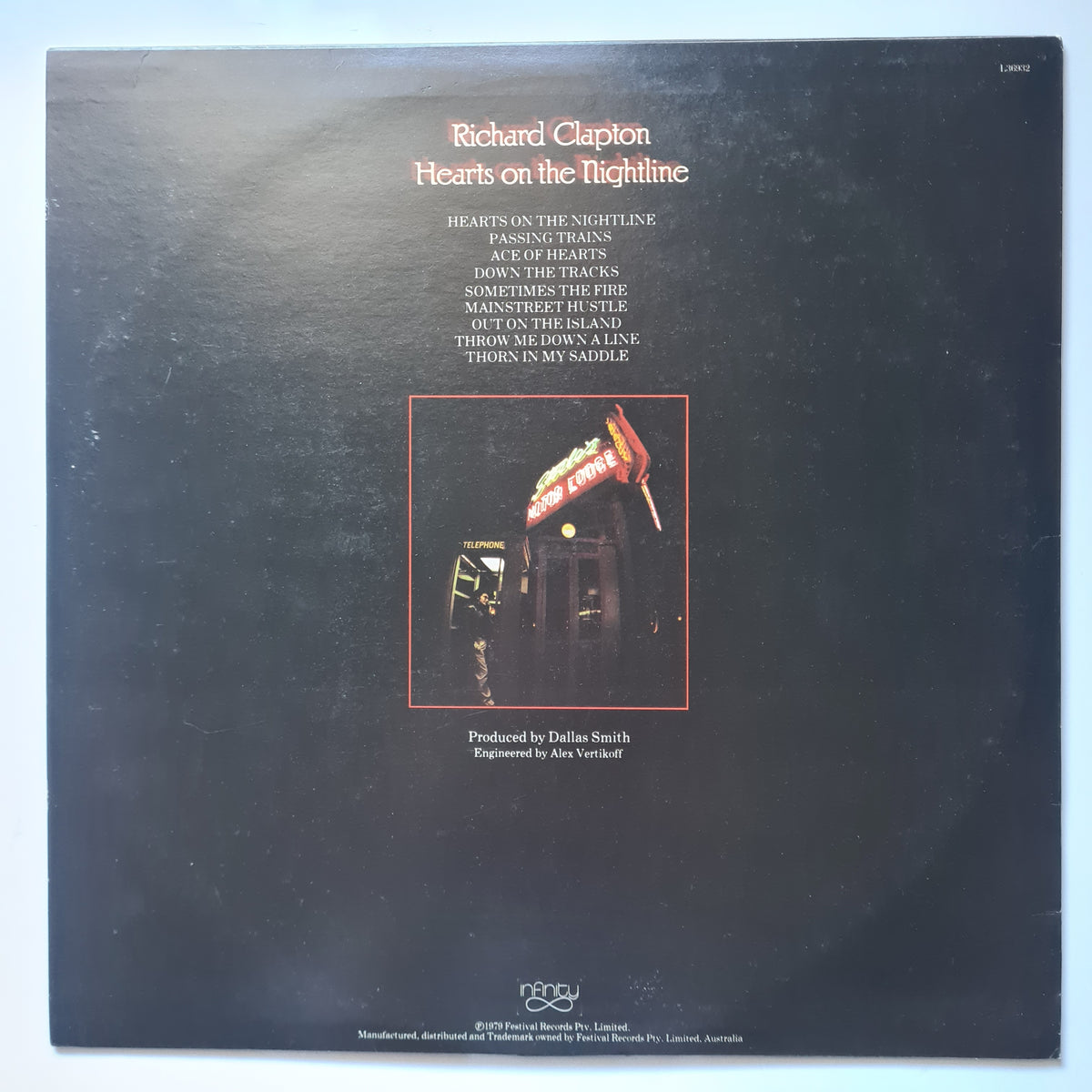 Richard Clapton – Hearts On The Nightline - 1979 - Vinyl Record LP