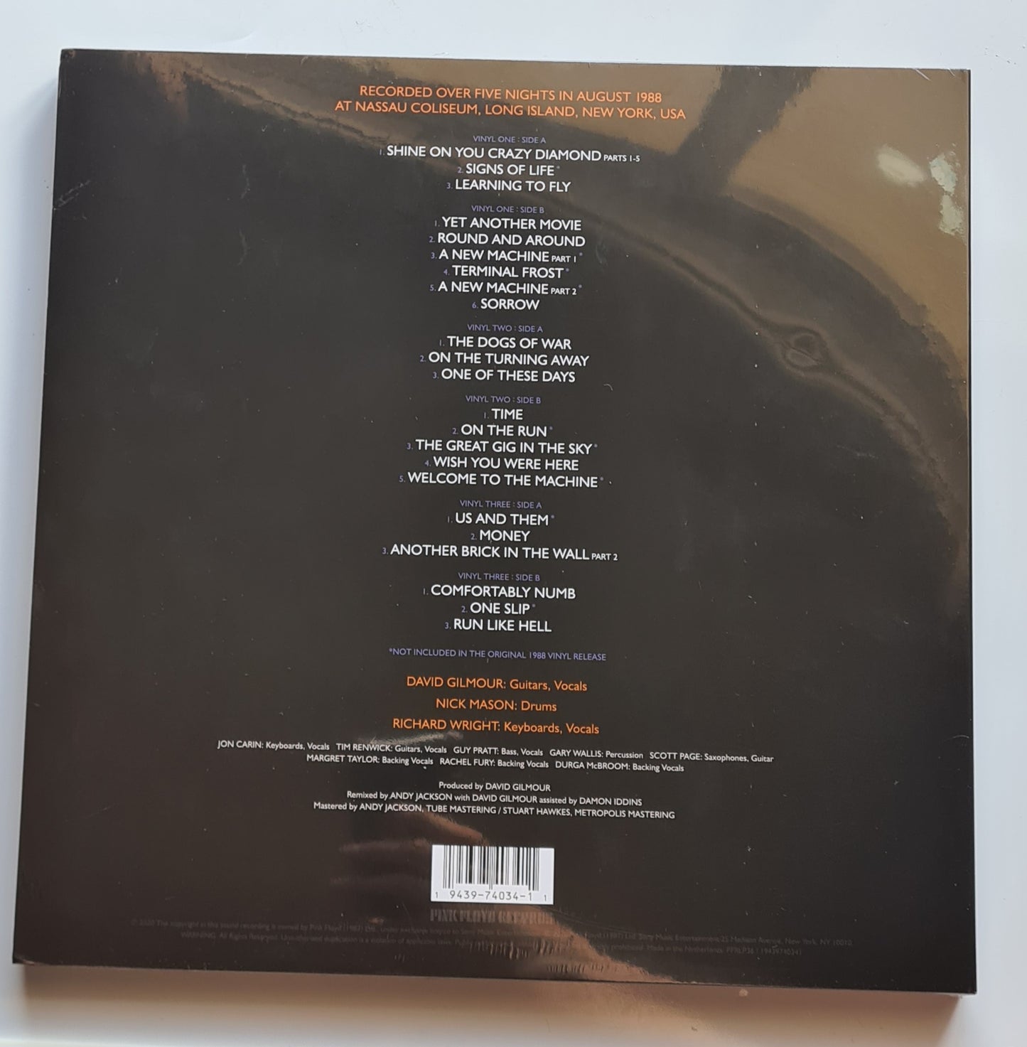 Pink Floyd – Delicate Sound Of Thunder - 1988 (2020 Remix Edition, with 9 extra songs & 24 page booklet) - Vinyl Record 3LP (Brand New Sealed)