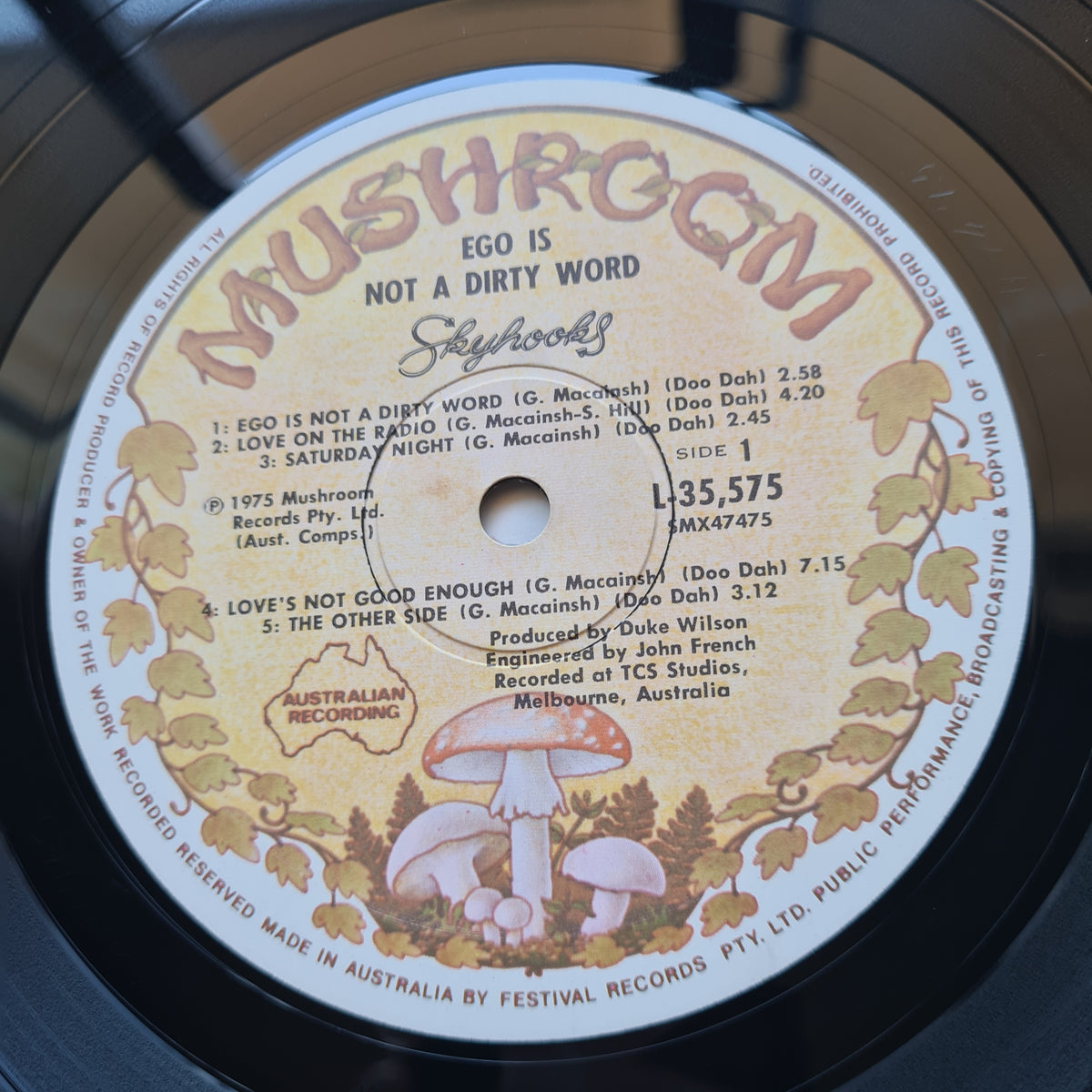 Skyhooks – Ego Is Not A Dirty Word - 1975 - Vinyl Record LP (Excellent)