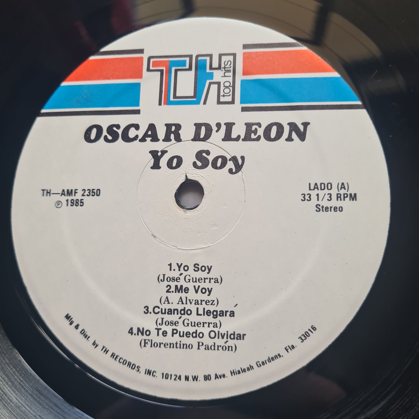 Oscar D' León – Yo Soy - 1985 - Vinyl Record LP