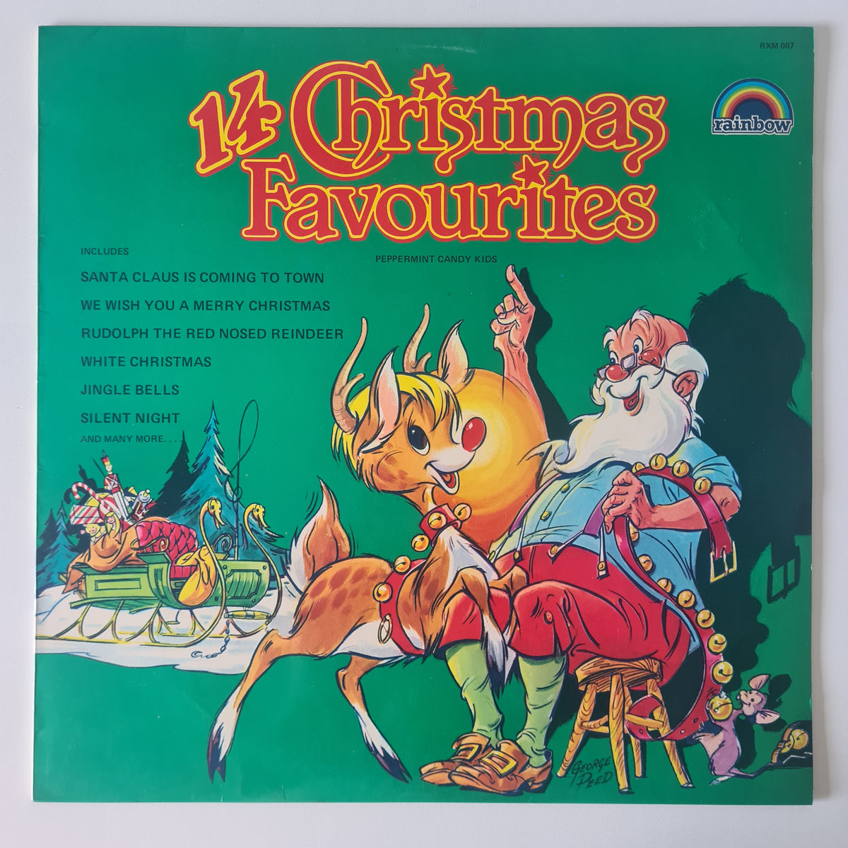 The Peppermint Candy Kids – 14 Christmas Favourites - 1970's (Australian Pressing) - Vinyl Record LP